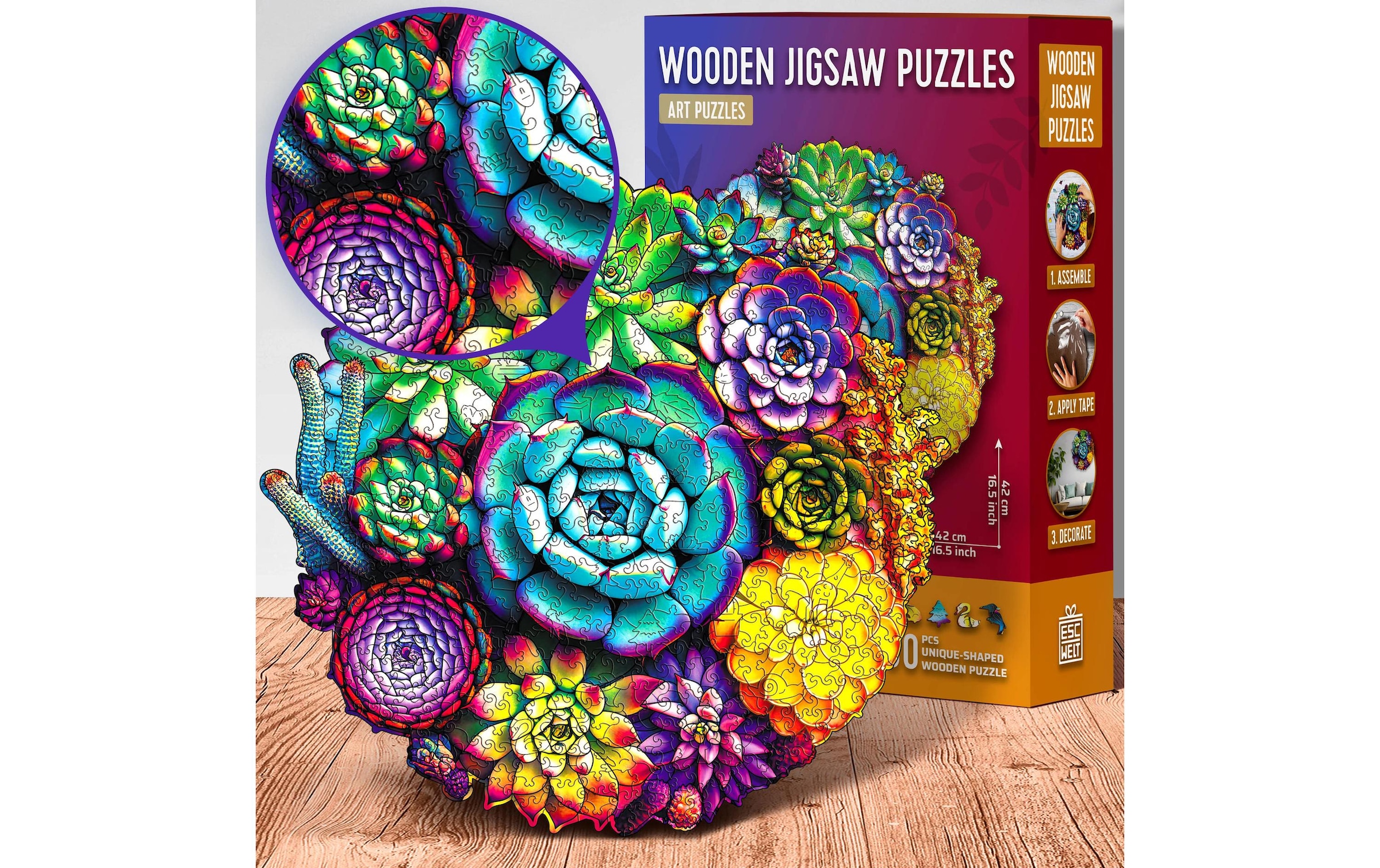   Puzzle »Escape Welt Sukkulenten«
