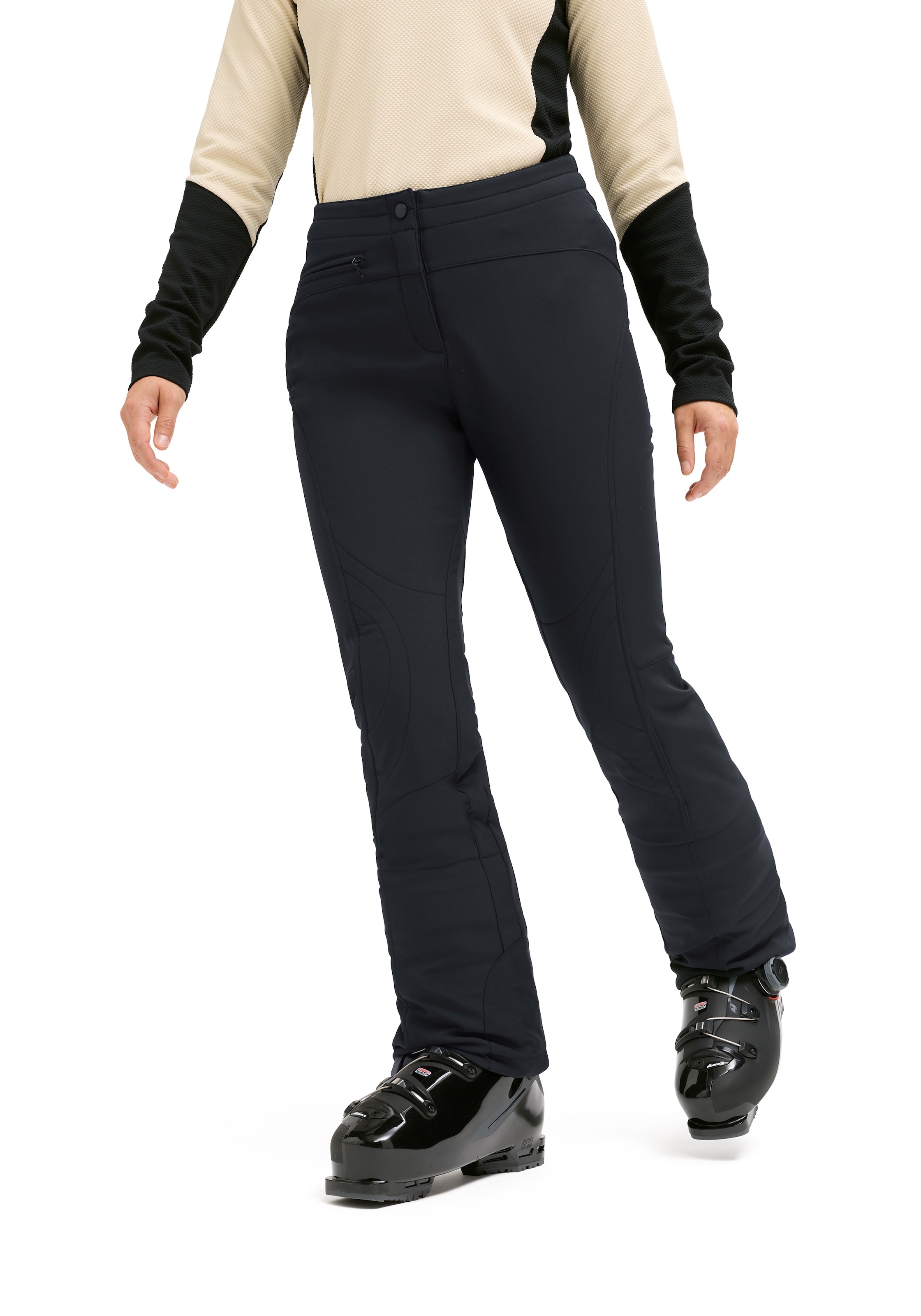 Maier Sports Pantalon de ski »Marie«  Pantalon de neige softshell femme, respirant et coupe-vent, coupe slim