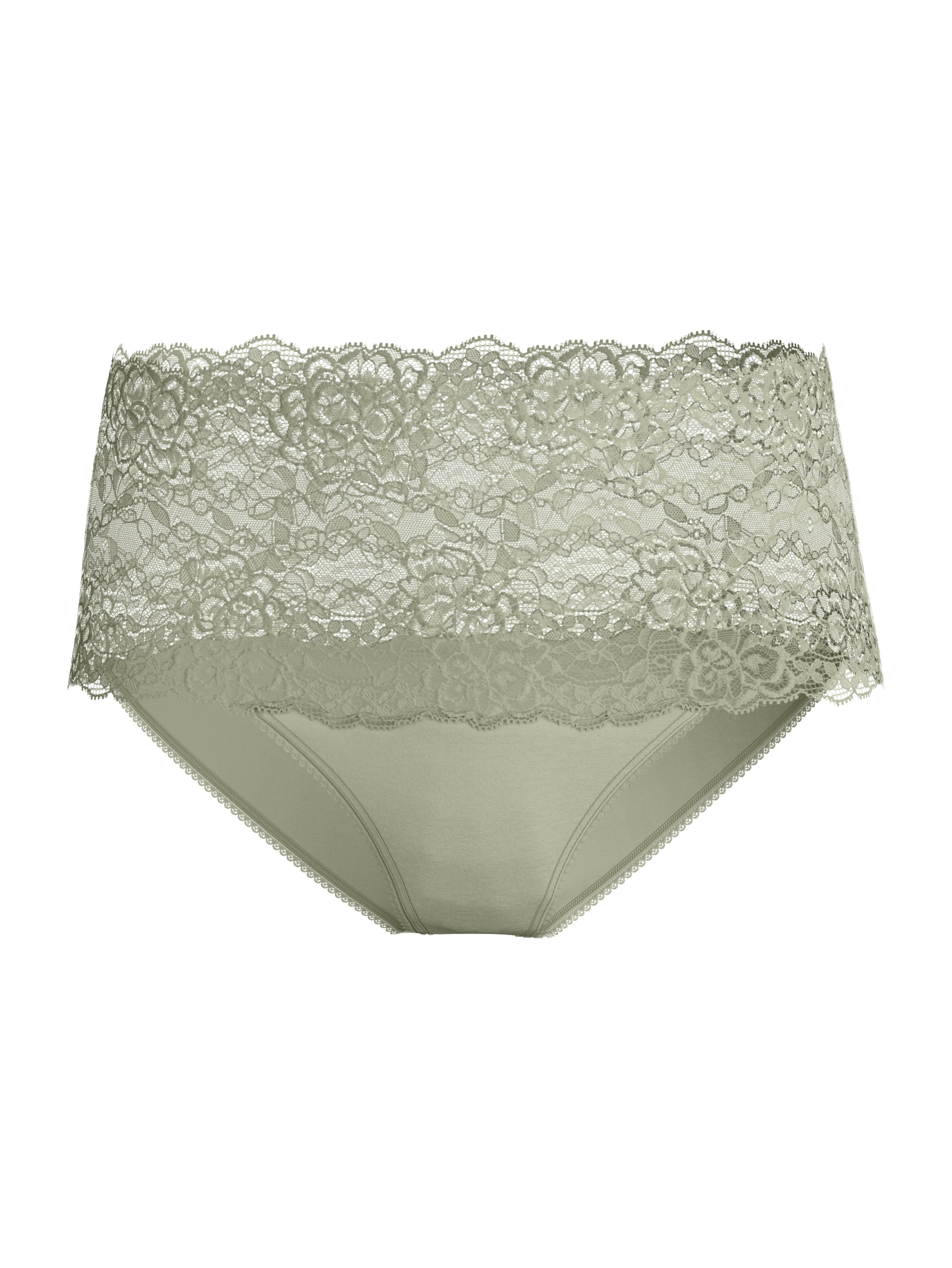 CALIDA Slip »Sensual Secrets« large bande en dentelle, mélange viscose, jersey simple, élastique, doux