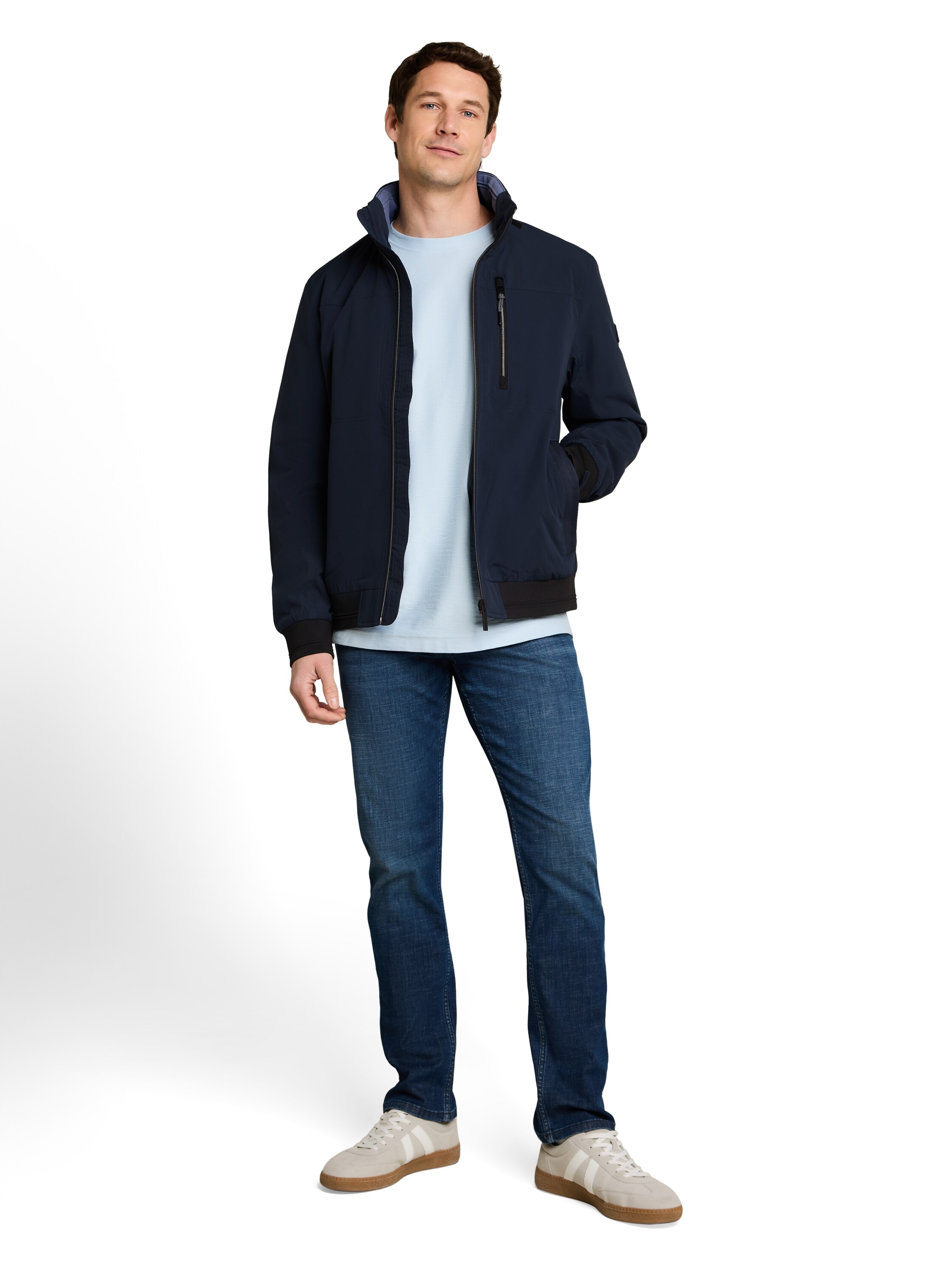 TOM TAILOR Blouson sans capuche veste sweat zippée