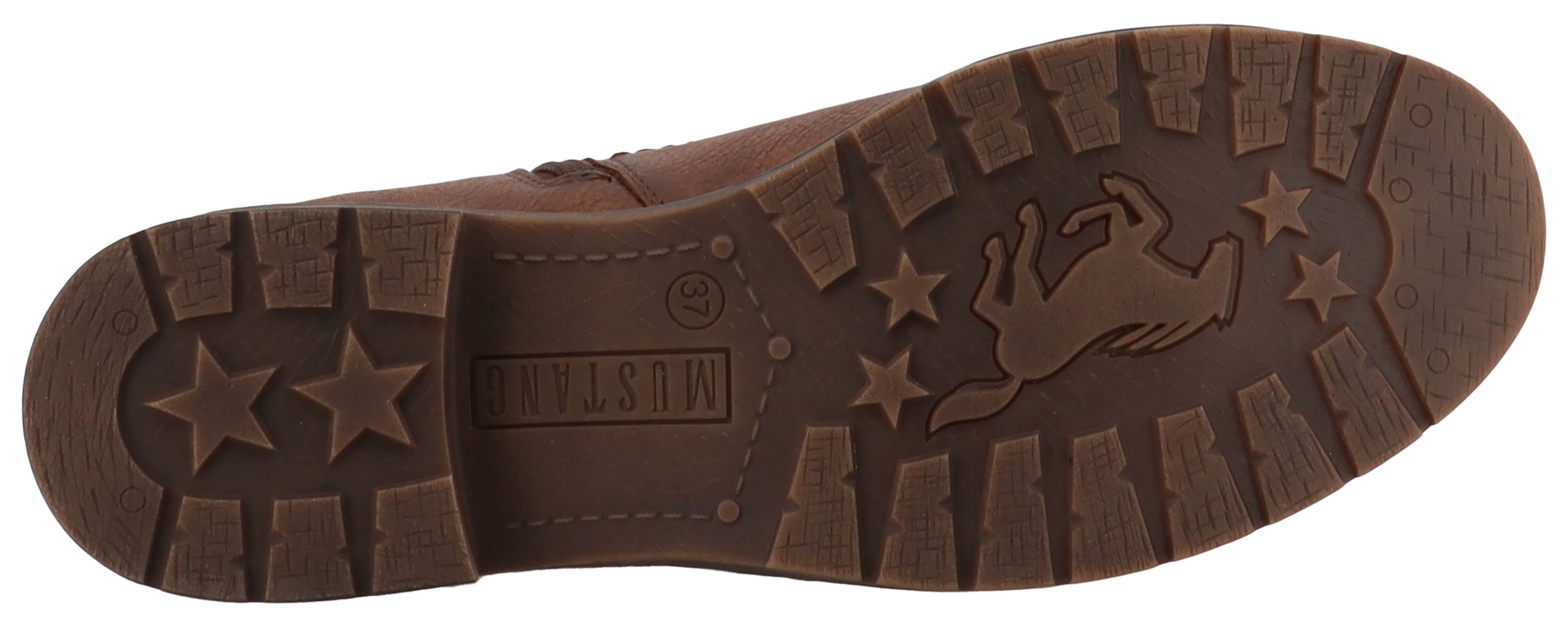 Mustang Shoes Bottes d'hiver »Elfi«  bottes avec lanières décoratives et talon bloc