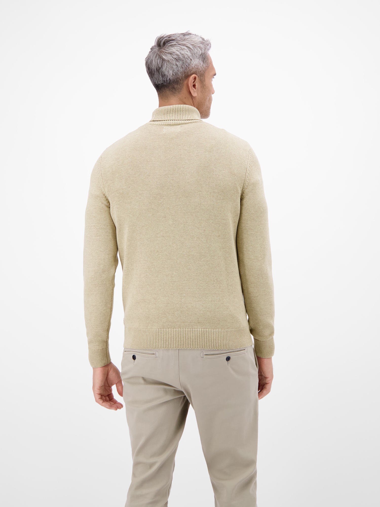 LERROS Pull à col roulé »Stylischer Rollkragenpullover - modisch gemustert«