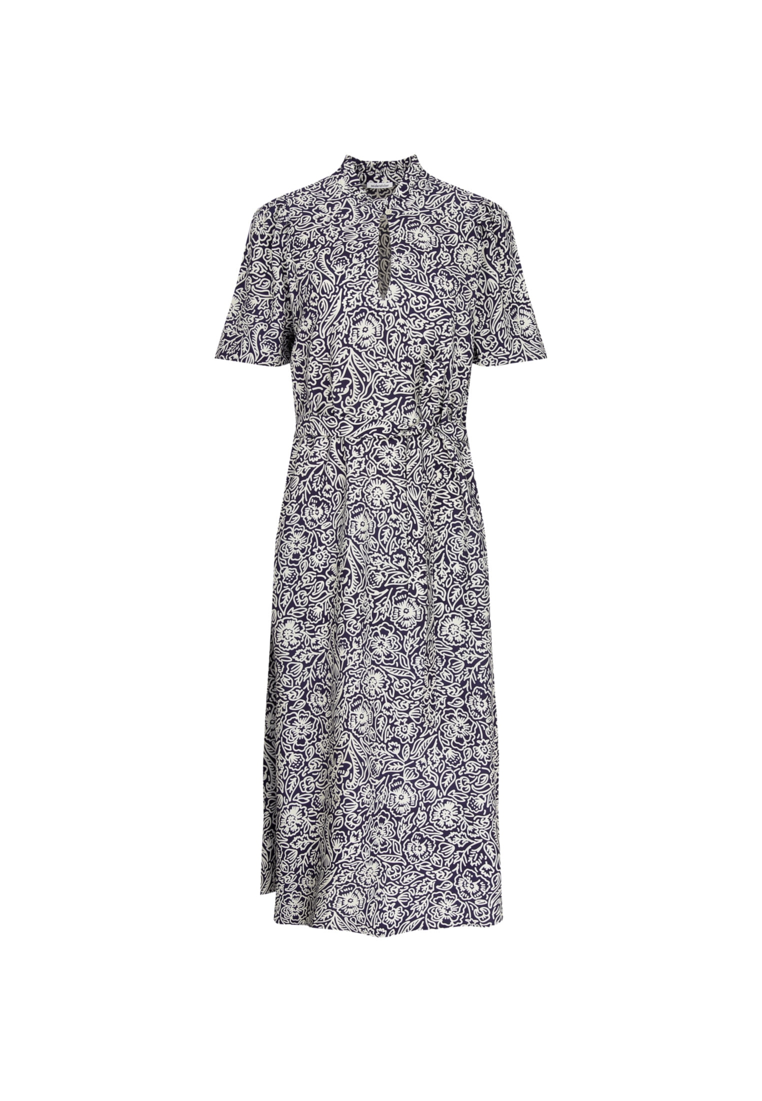 seidensticker Sommerkleid »Schwarze Rose« 1/2 Rundhals Floral