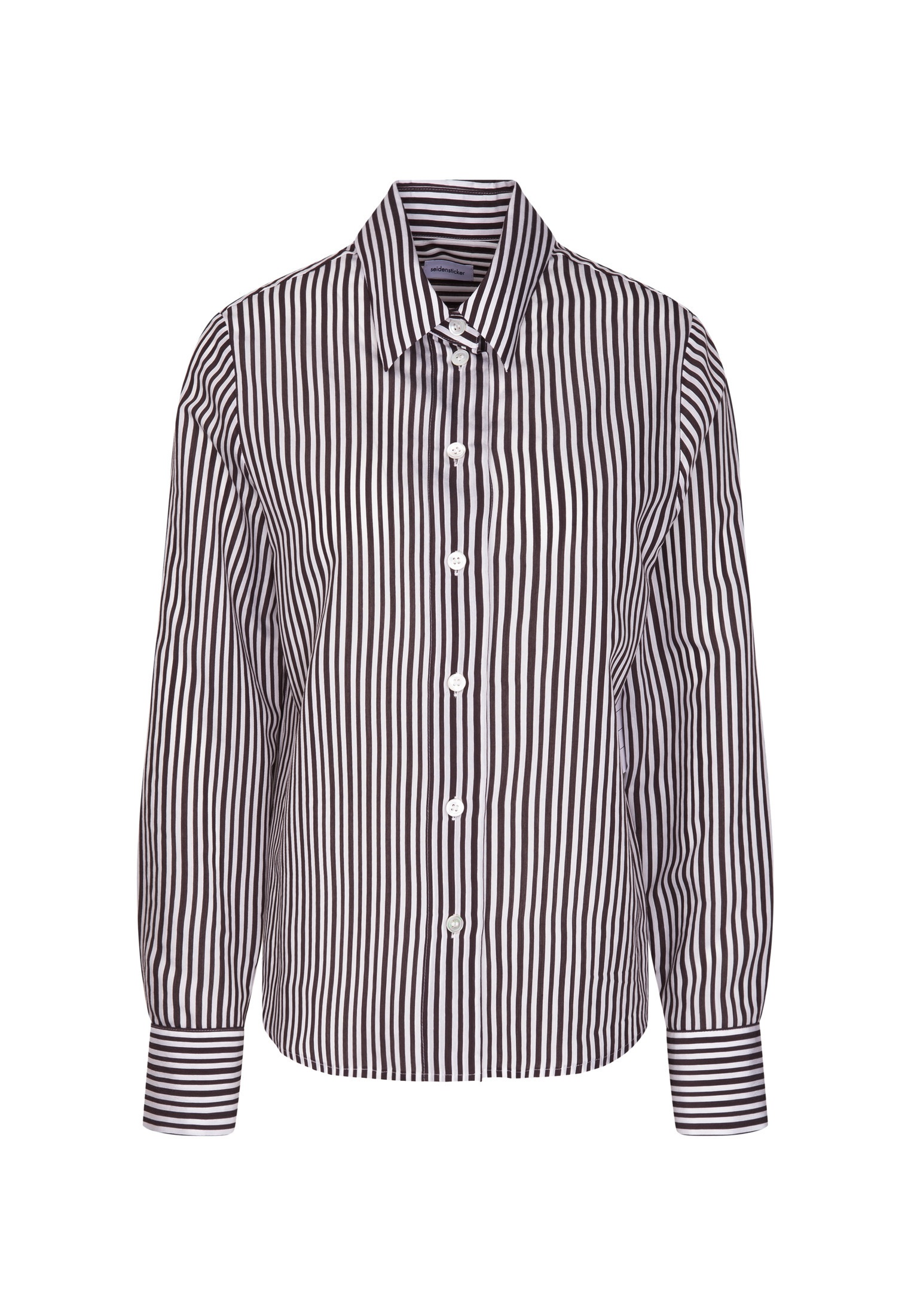 seidensticker Blouse classique »Schwarze Rose« 1/1 Gestreift