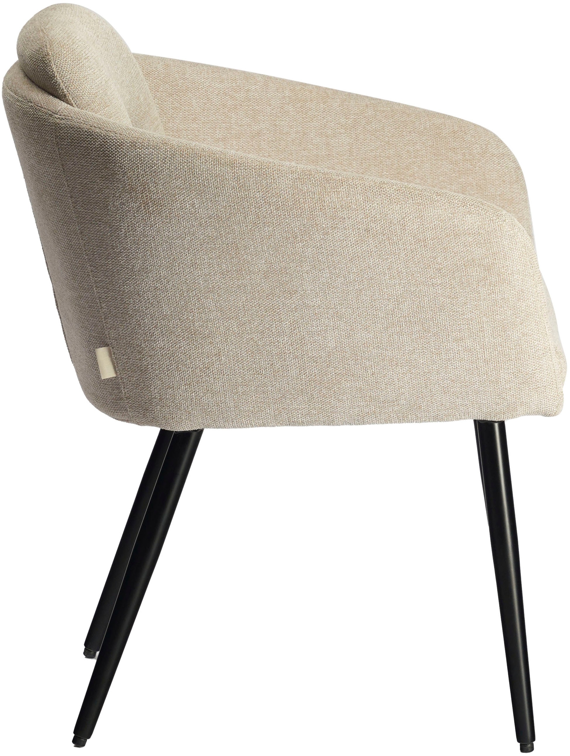 LeGer Home by Lena Gercke Esszimmerstuhl »Fleur« (Set) 2 Stk.Strukturstoff, ergonomisches Design, gesteppte Rückenlehne