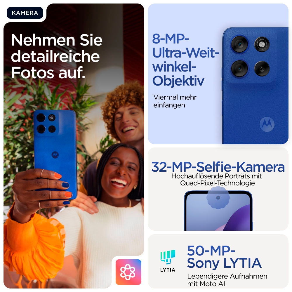 Motorola Smartphone »g56 5G (XT2529-2)« PANTONE® Dazzling Blue