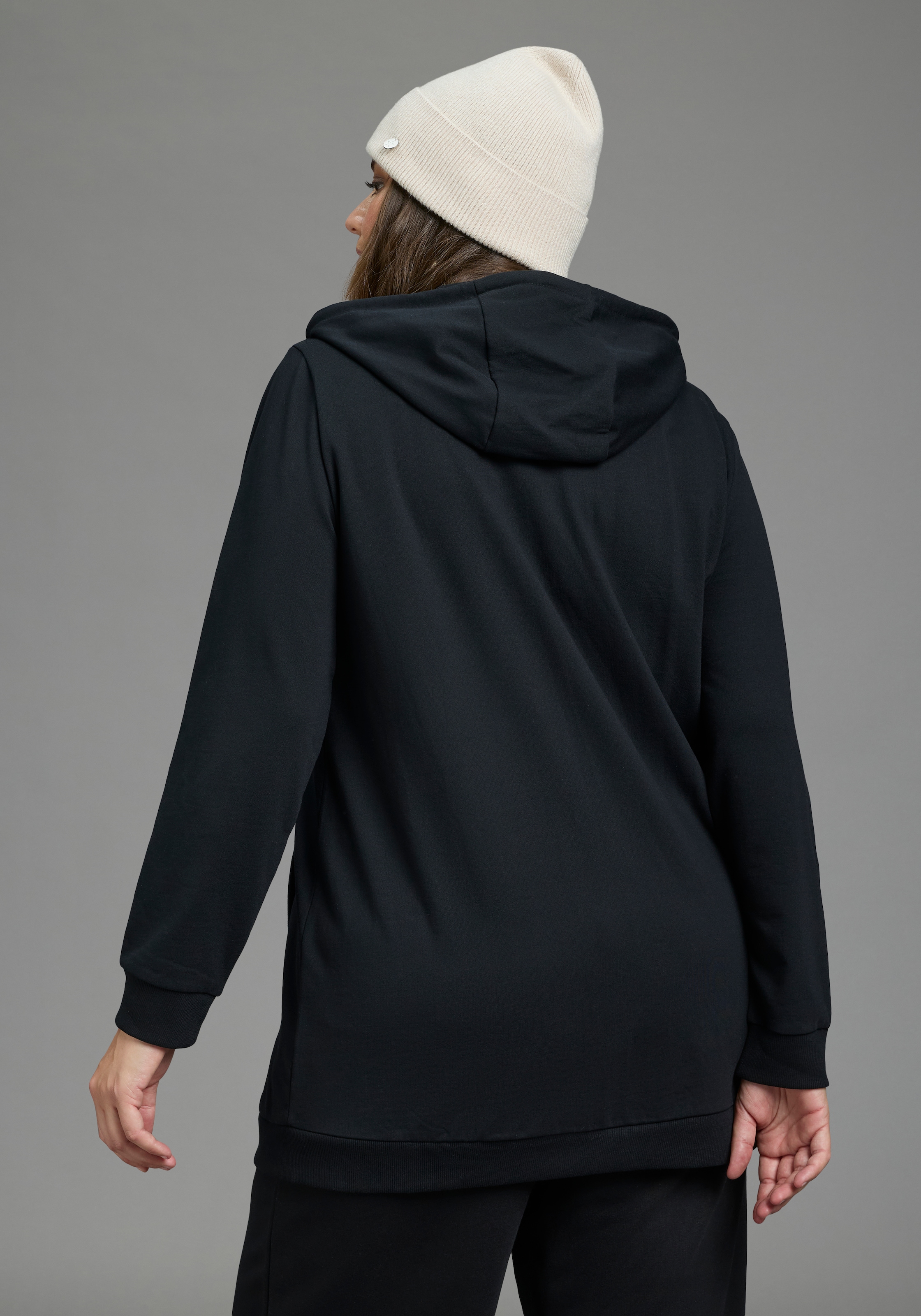 Laura Scott CURVE Sweat à capuche »Grosse Grössen« en look oversize en coton doux