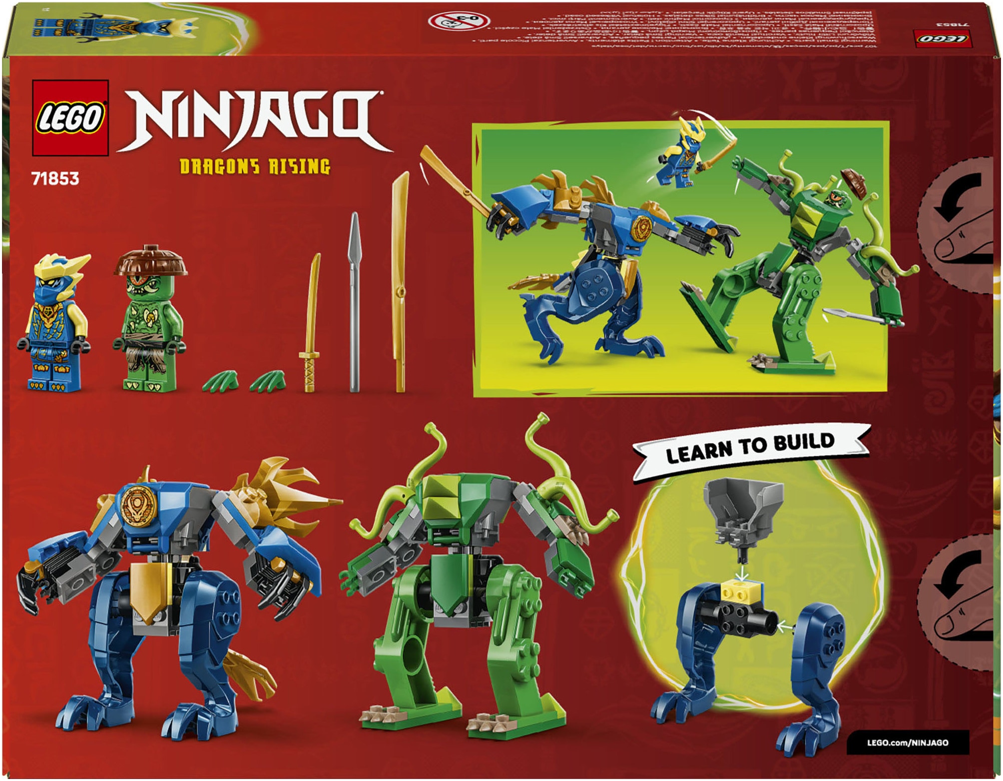 LEGO® Pions de construction »Duell mit Jays Drachen-Mech (71853), LEGO Ninjago«