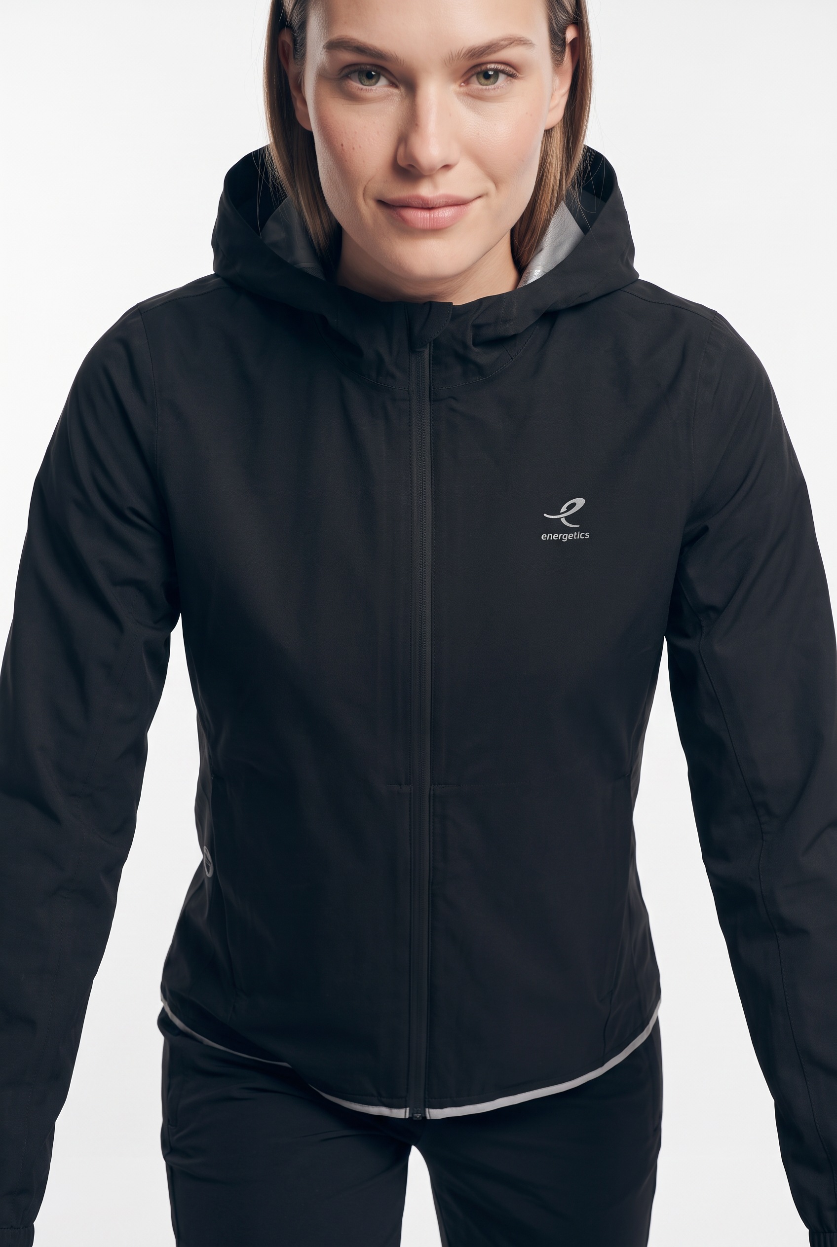 Energetics Veste de course à pied »Da.-Regenjacke Shane IV W« déperlant, coupe-vent, matière respirante, longueur normale