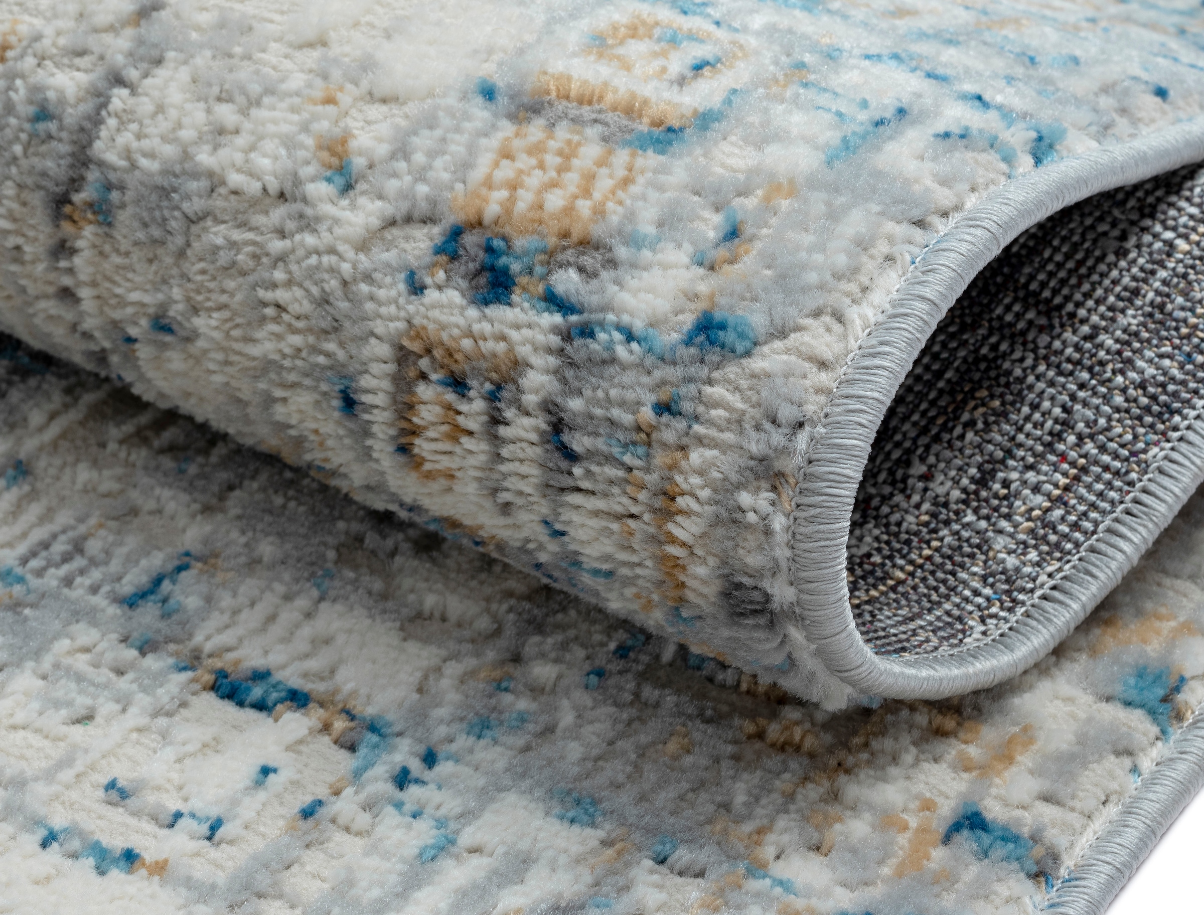 GOODproduct Teppich »Jaxyn« rechteckig 8 mm Höhe Kurzflor, modernes Design, pflegeleicht, Wohnzimmer