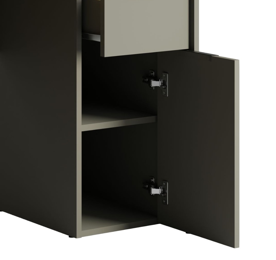 GOODproduct Schreibtisch »Peooria Computertisch mit Monitoraufsatz & Towerfach, viel Stauraum« Büroschreibtisch, Gamingtisch mit Schublade, modern, Breite 160 cm