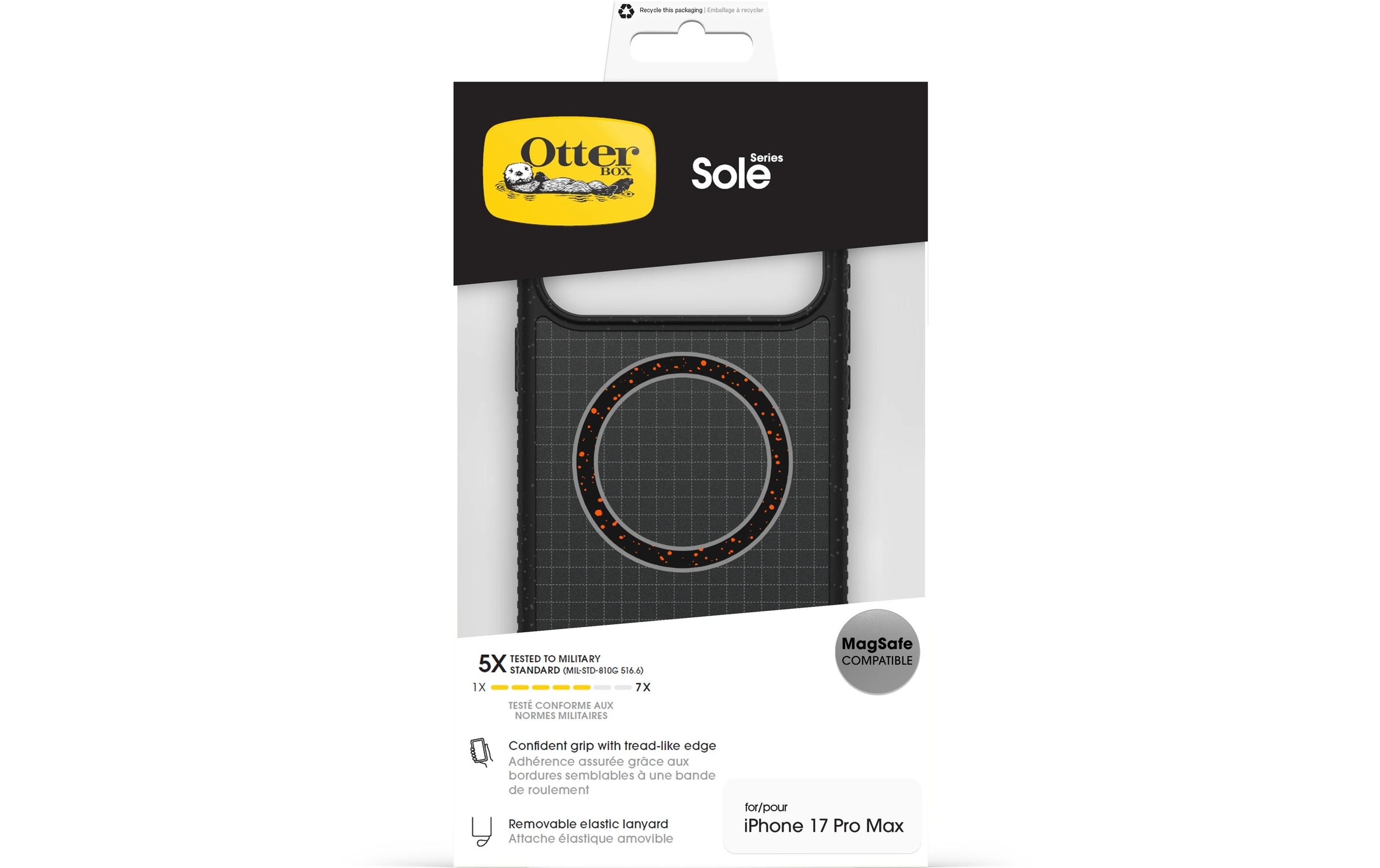 Otterbox Smartphone-Hülle »Back Cover Sole iPhone 17 Pro Max« Apple iPhone 17 Pro Max 17,5 cm (6,9 Zoll) Schutzhülle für das iPhone 17 Pro Max