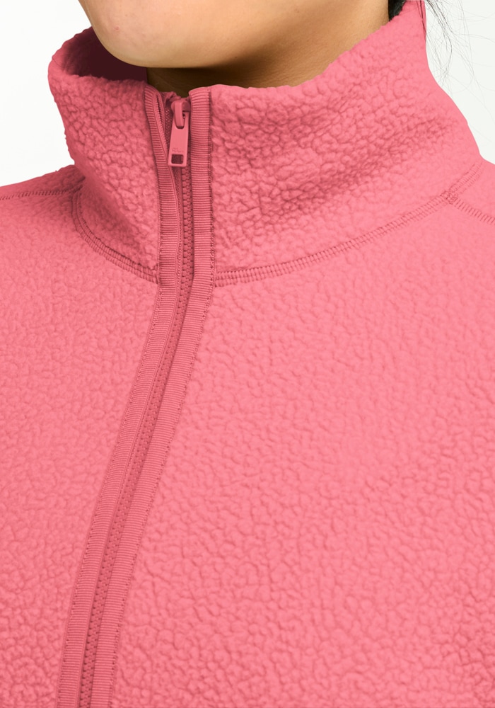 Jack Wolfskin Fleecejacke »LITE CURL FZ W« atmungsaktives Material, elastische Kanten, Reissverschlusstaschen