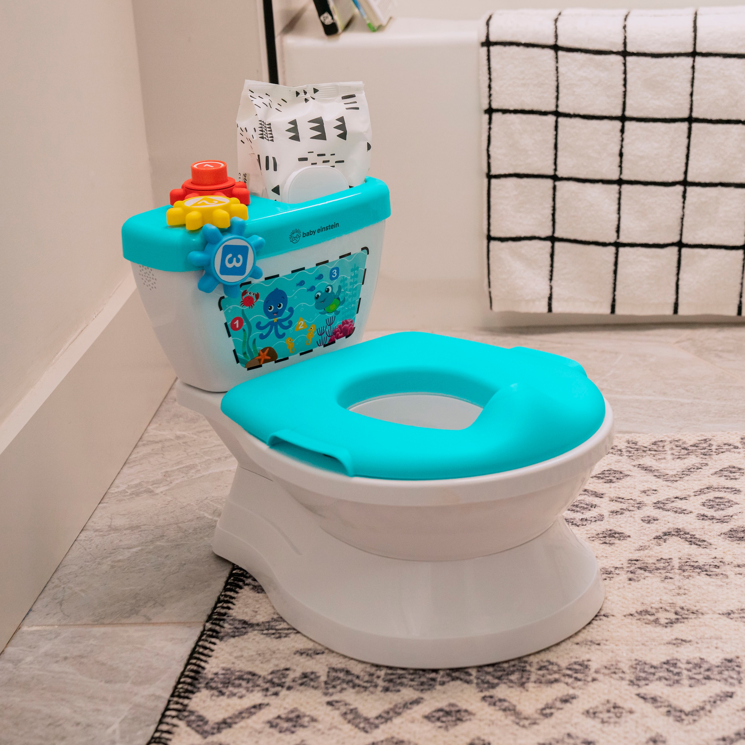 Baby Einstein Toilettentrainer »Geared for Success™ 2-in-1 Potty Training System« mit Sound