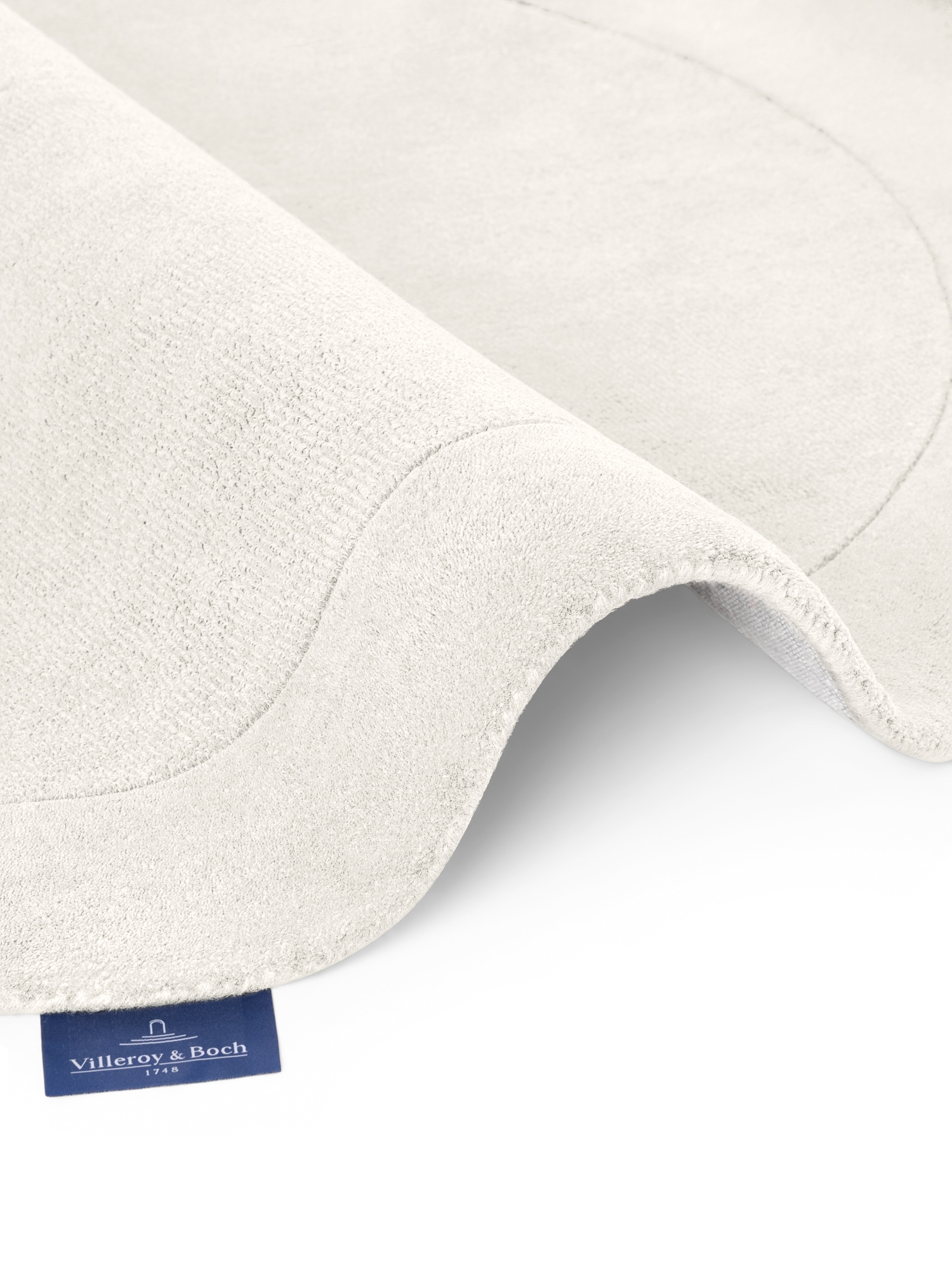 Villeroy & Boch Tapis »Wollteppich Kivi« Rectangulaire 17 mm Höhe tissé main, laine, bordure, uni, coureur, salon, organique