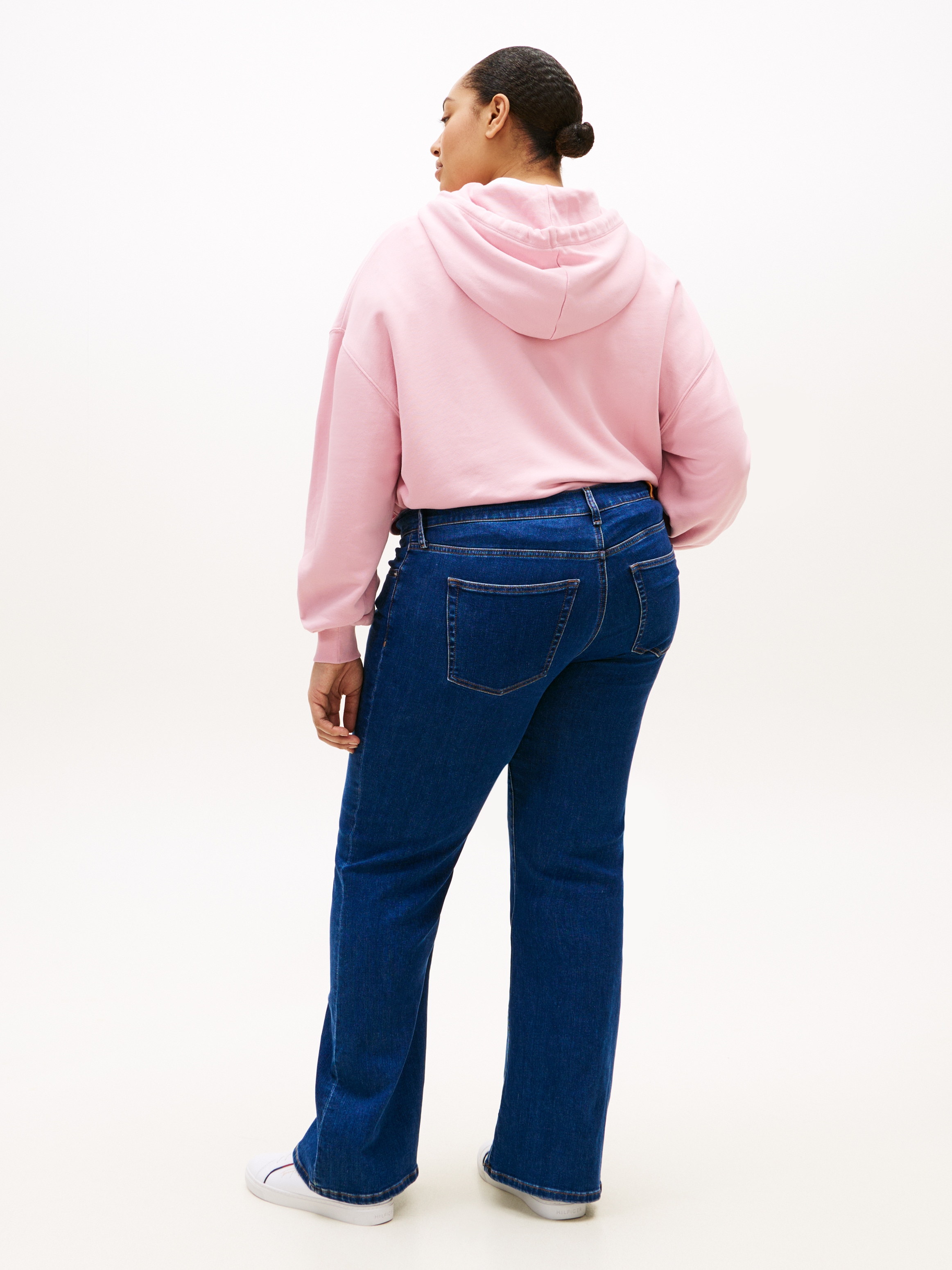 Tommy Hilfiger Curve Weite Jeans »CRV DNM EMI FLARE RW« in grossen Grössen, in ausgestellter Form