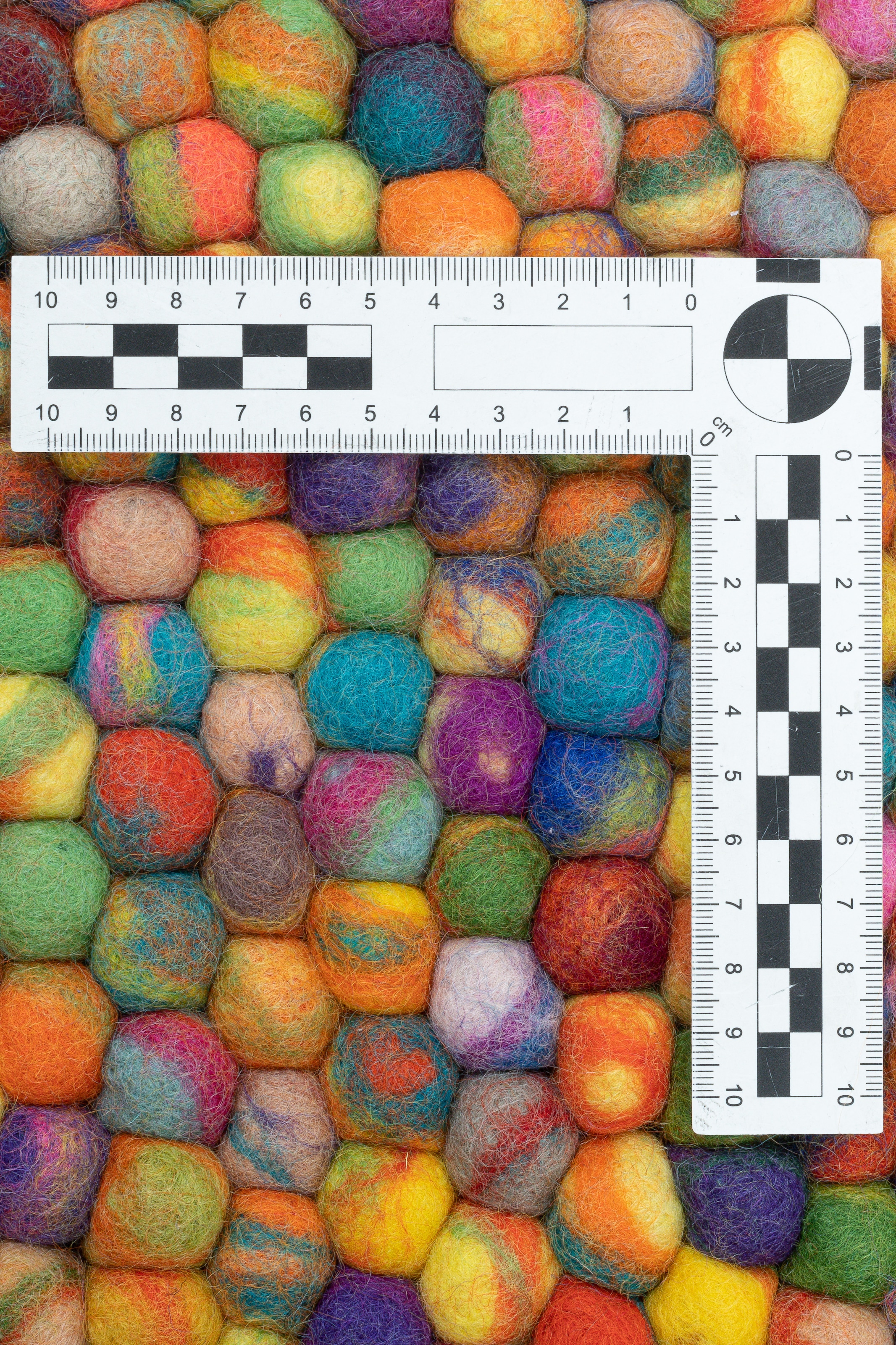 THEKO Wollteppich »Felty 2.2, handgefertigt« rund 22 mm Höhe Filzkugel-Teppich, reine Wolle, auch in rund & als Läufer