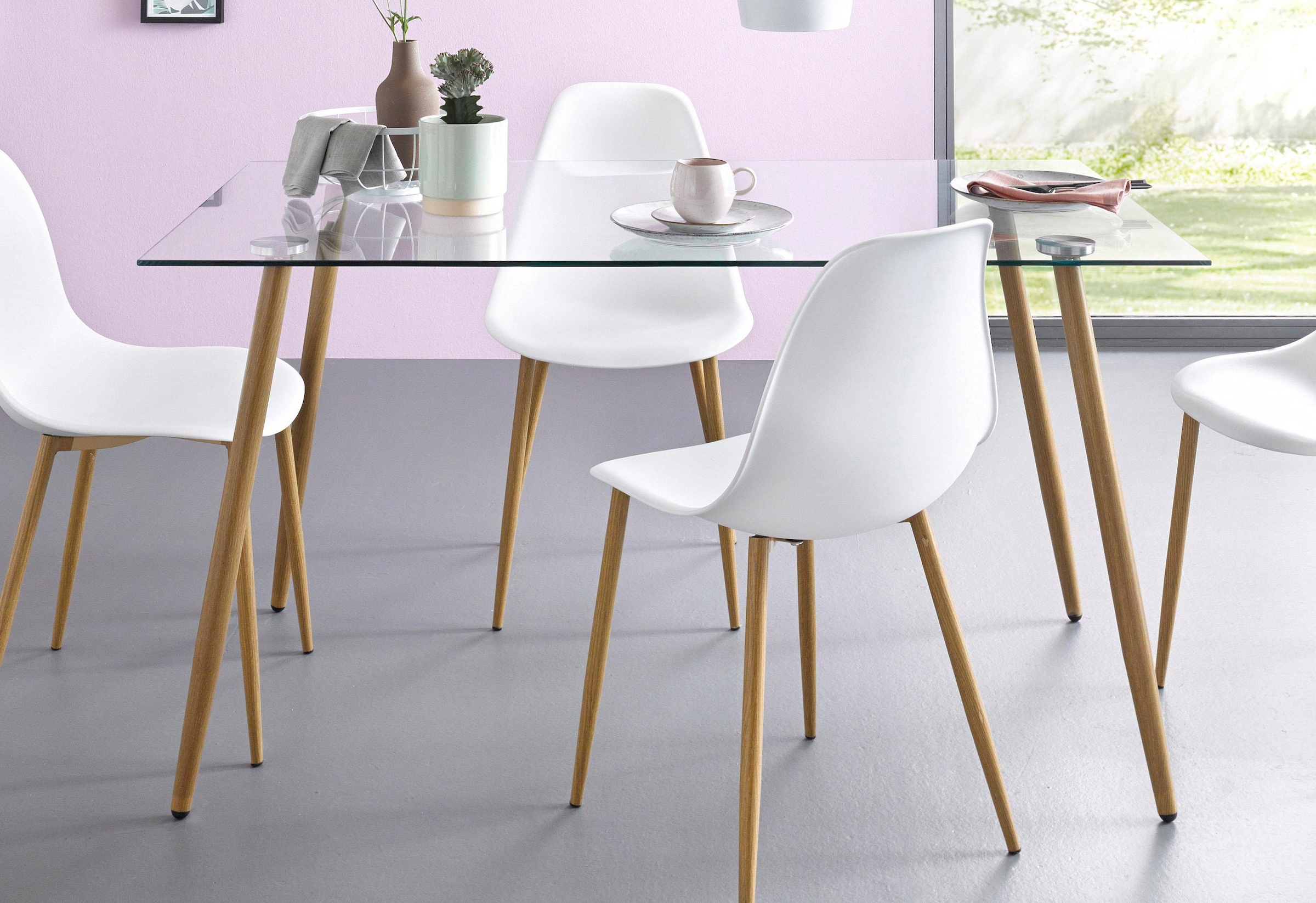 GOODproduct Glastisch »Miller« Breite 140 cm