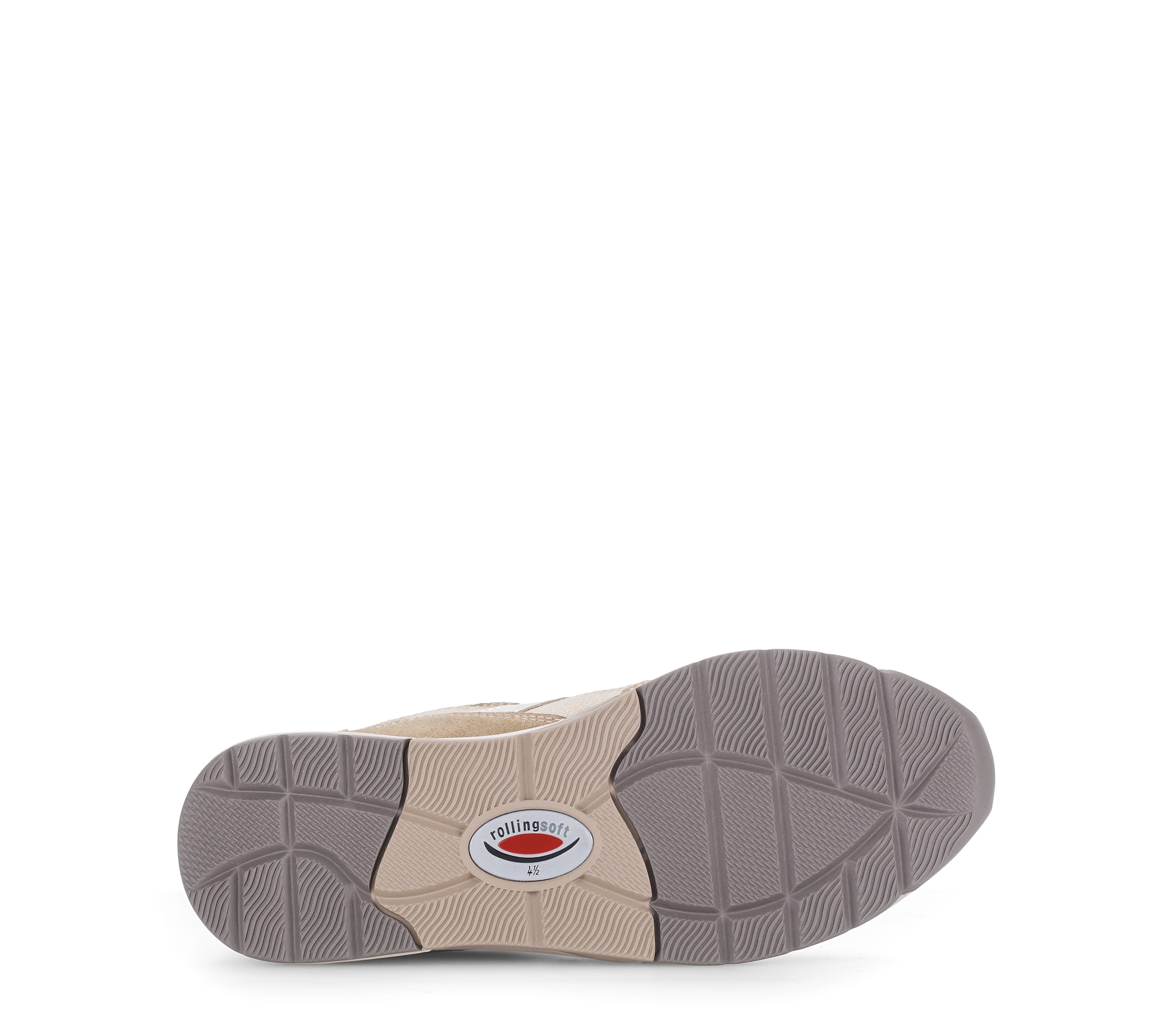 rollingsoft Baskets compensées  chaussure de loisir, chaussure basse, lacets avec empiècements contrastés