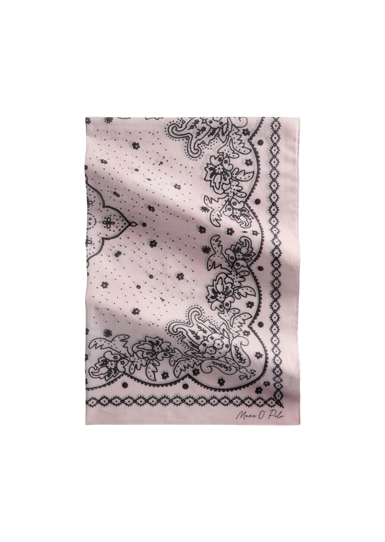 Marc O'Polo Modeschal aus reiner Bio-Baumwolle, quadratisch, ca. 85 x 85 cm