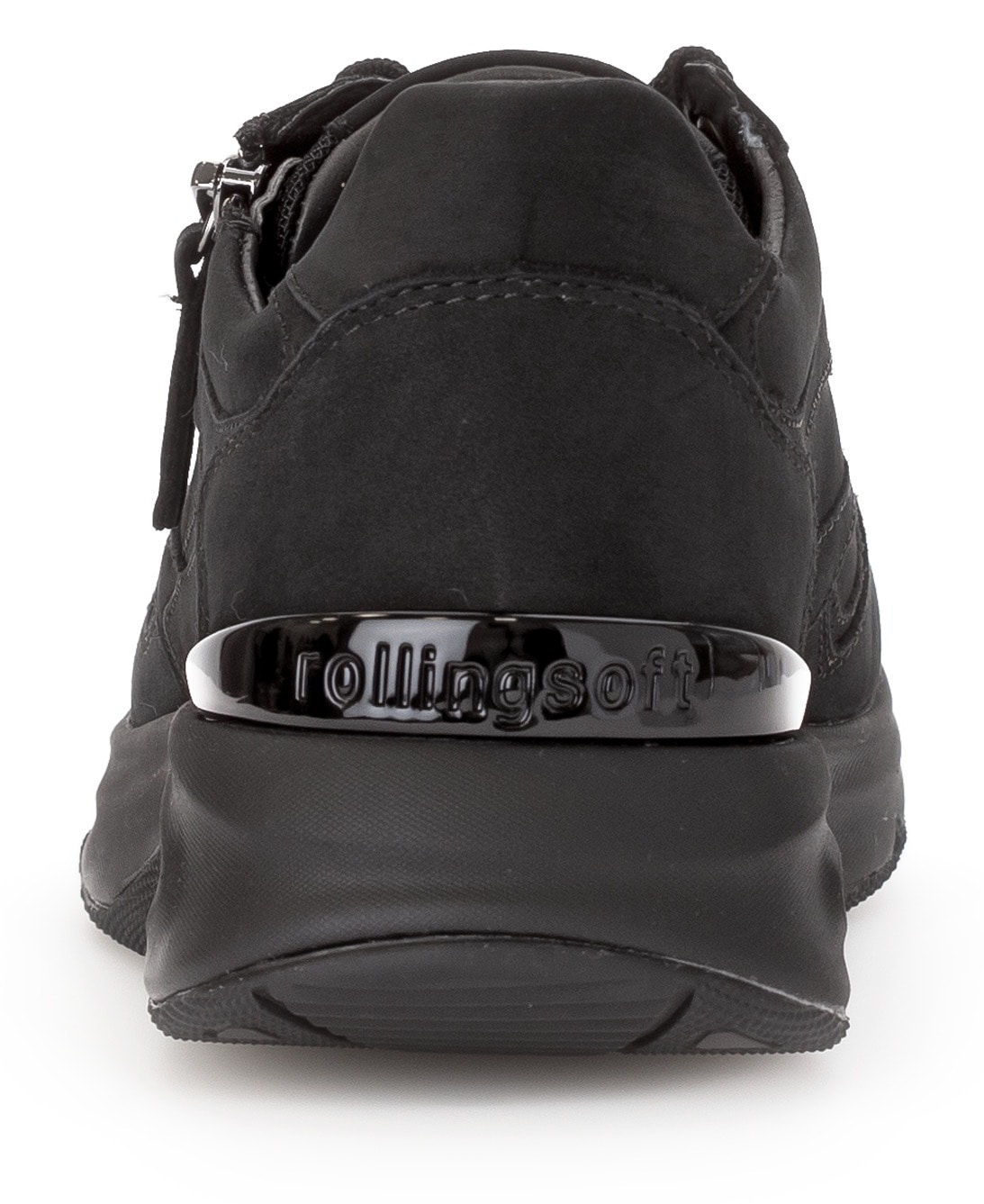 rollingsoft Baskets compensées  chaussure de loisirs, chaussure basse, chaussure à lacets, logo au talon