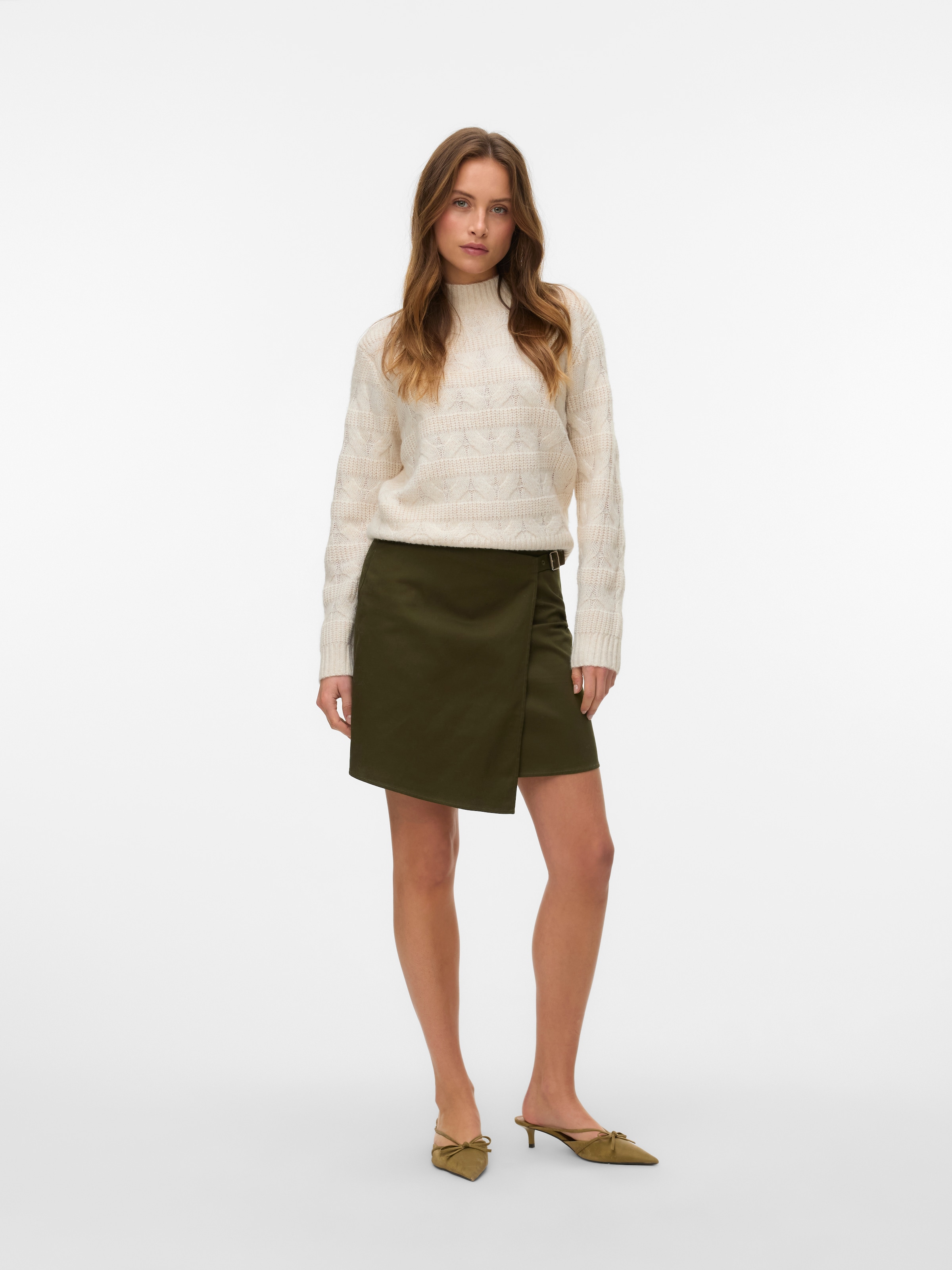 Vero Moda Strickpullover »VMVIRGO LS HIGHNECK PULLOVER BF«