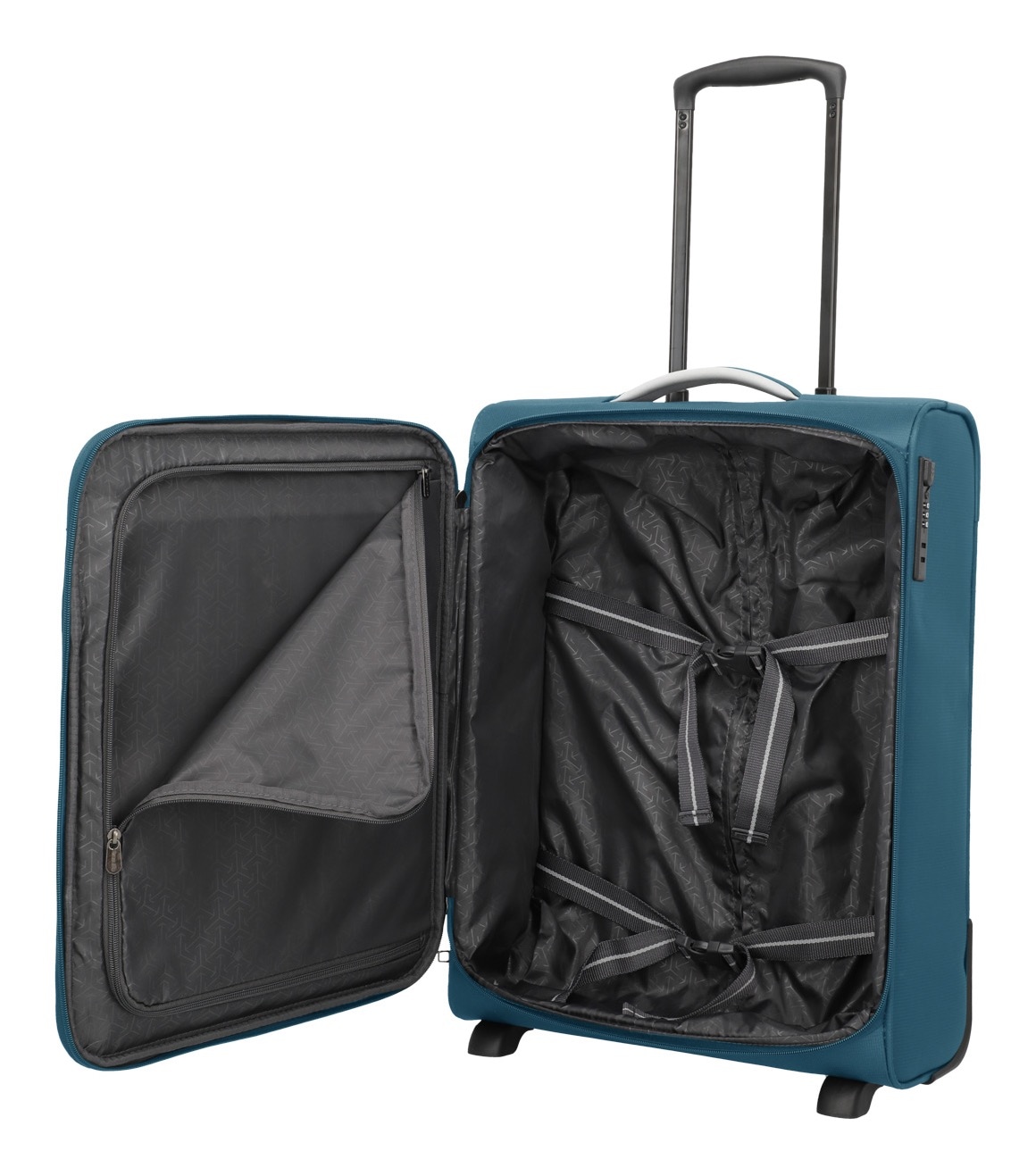 travelite Handgepäck-Trolley »JETPACK Multi 2 Cabin Handgepäck Koffer« 41 l 2 Rollen Weichgepäck, passend für Ryanair, Condor und viele gängige Airlines