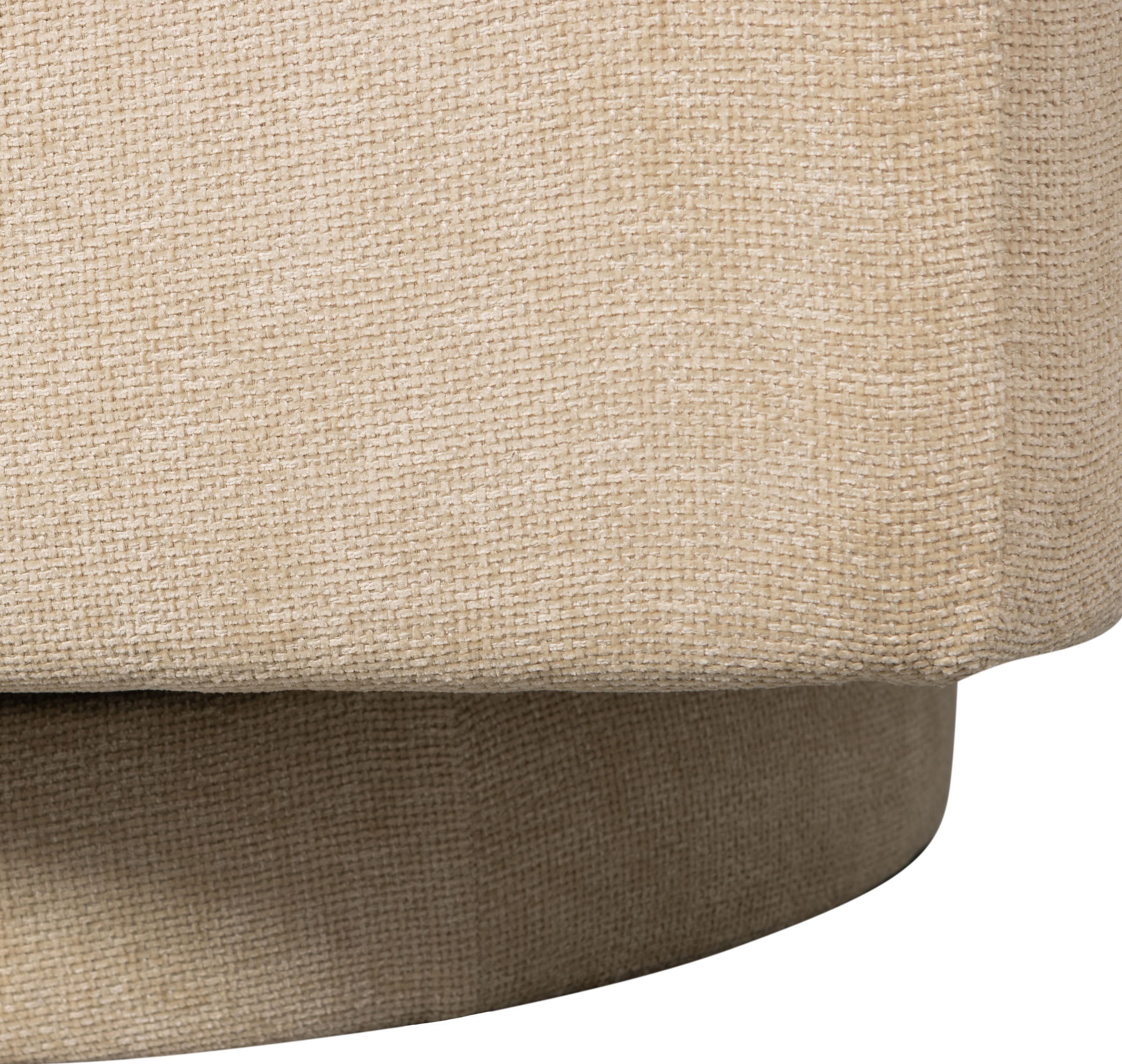 WOOOD Fauteuil pivotant »Oscar Chenille-Bezug mit Drehmechanismus, H64 x B78 x T79 cm« Charge maximale 120 kg, assise cubique, résistance maximale à l'usure