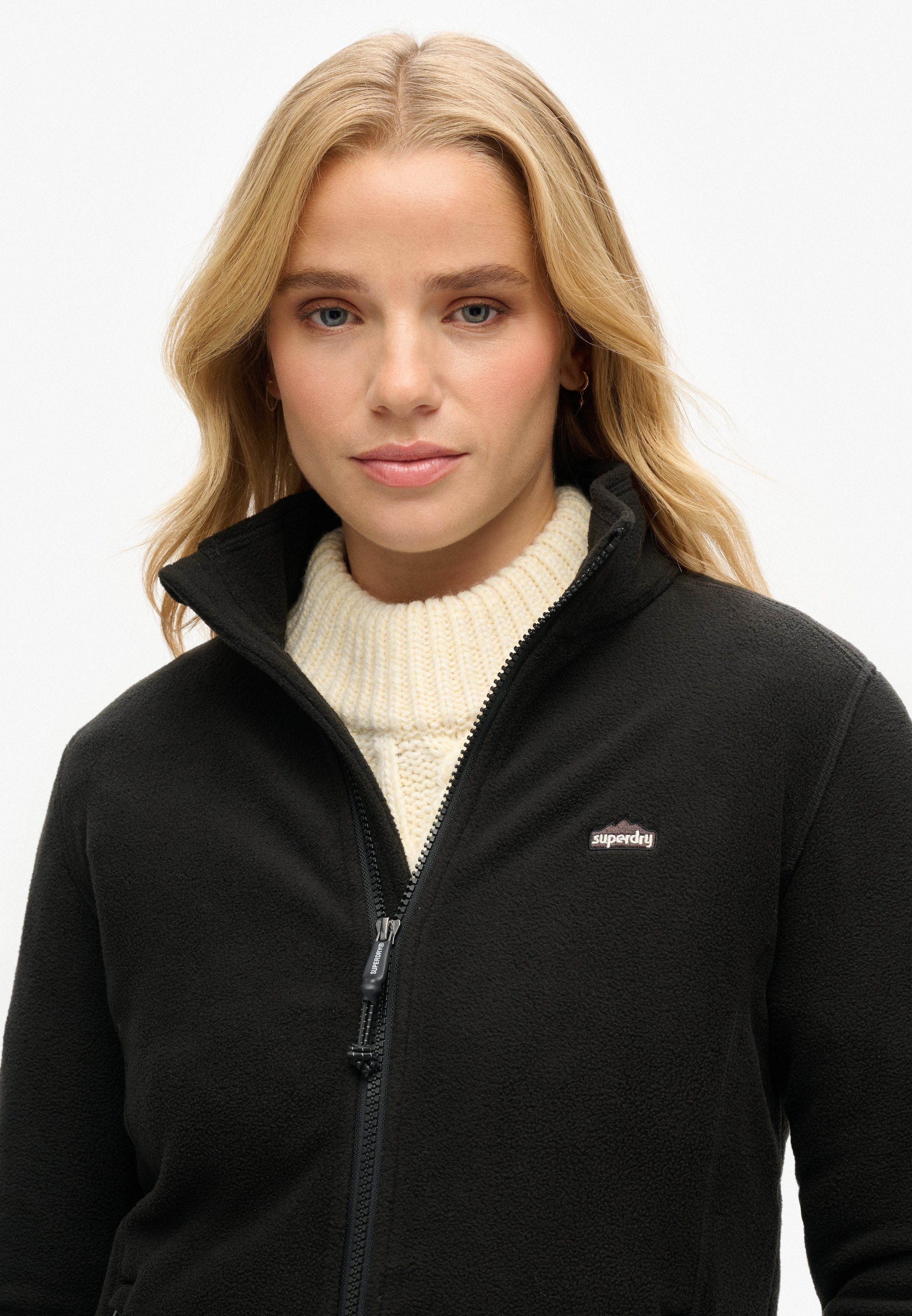 Superdry Veste polaire »POLAR FLEECE FULL ZIP« ohne Kapuze