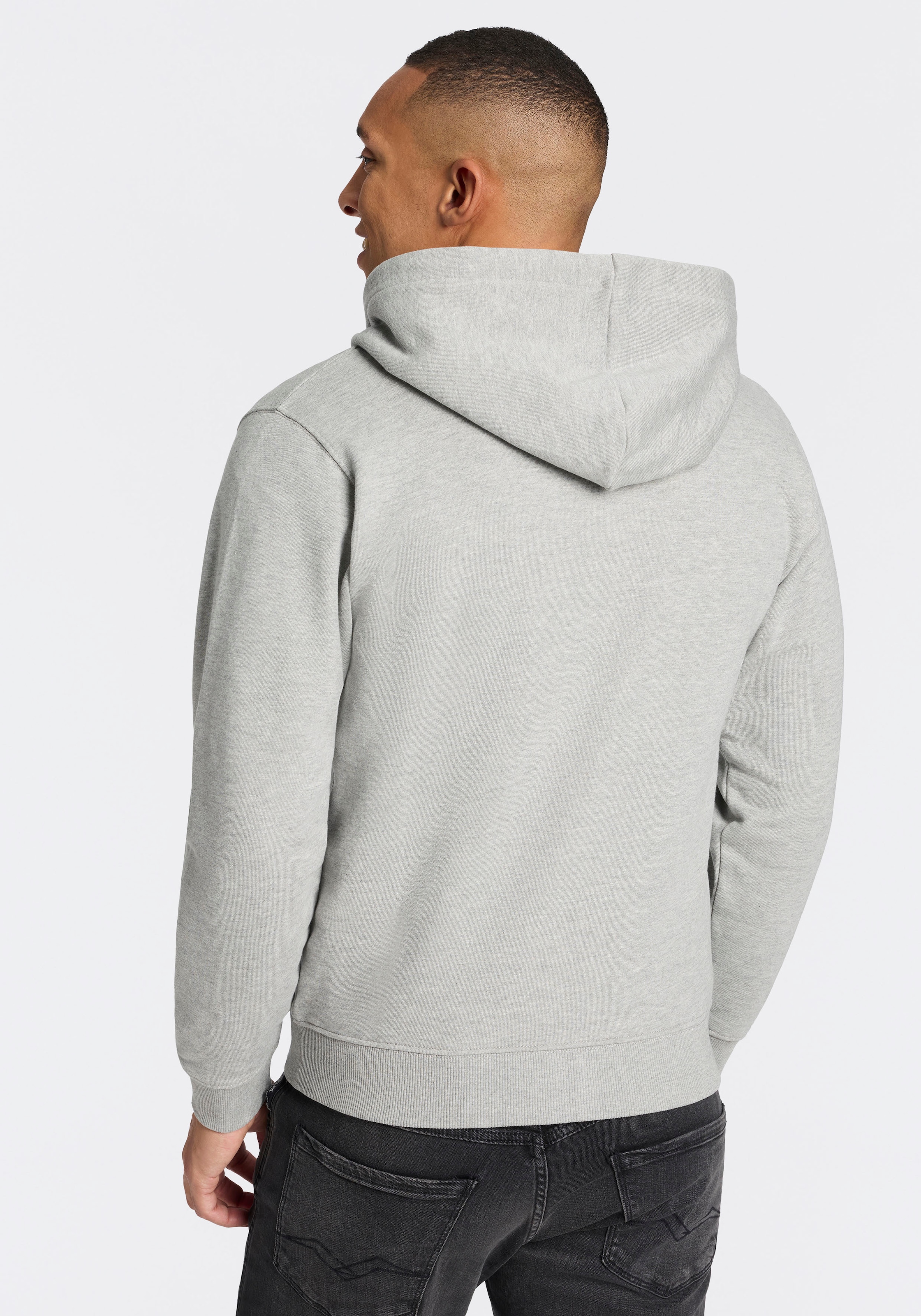 Replay Sweat à capuche en coton, coupe régulière