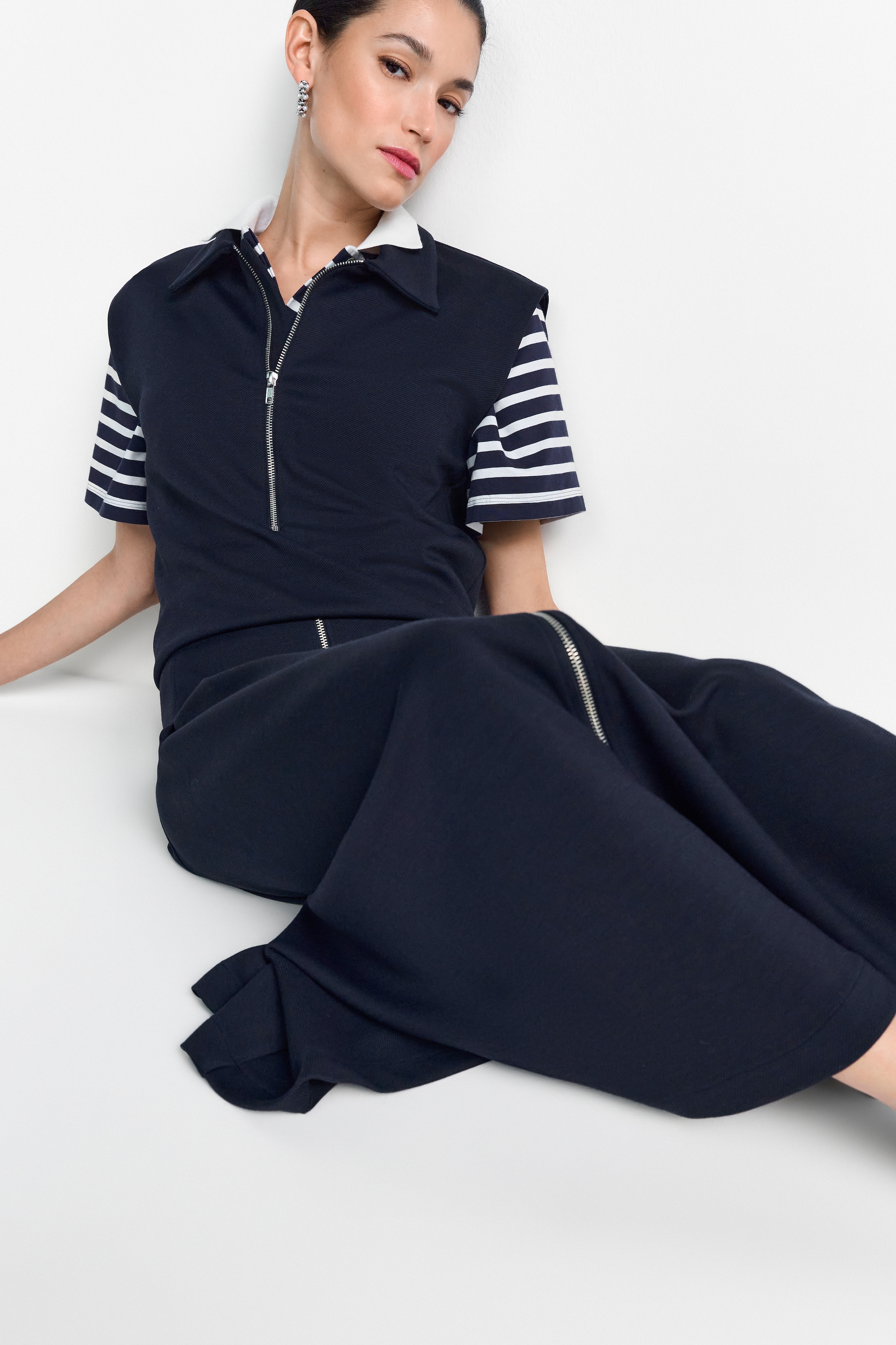 RICHROYAL Gilet en jersey Jersey, mit Metallreissverschluss