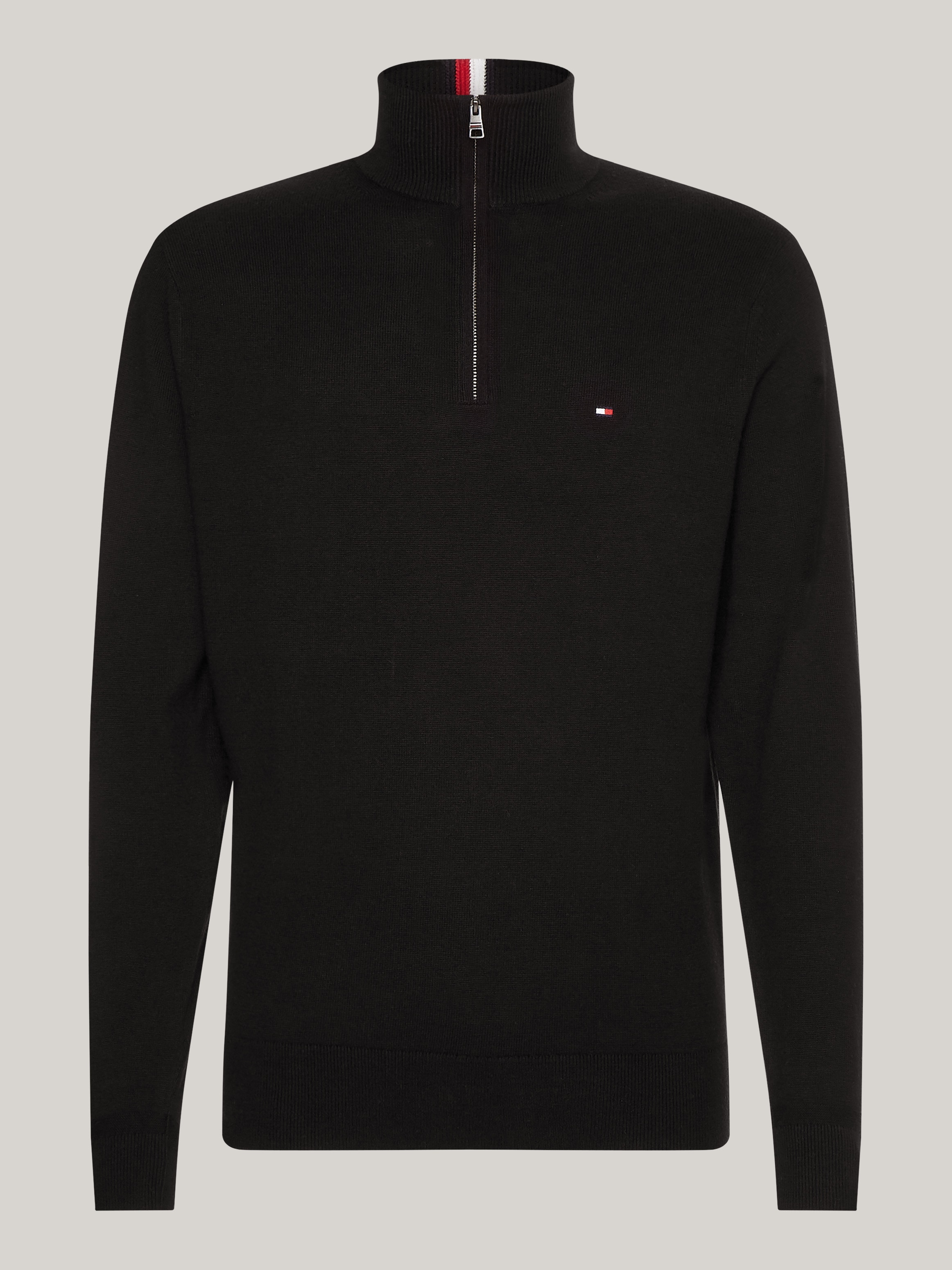 Tommy Hilfiger Big & Tall Troyer »BT-PIMA ORG CTN CASHMERE ZMOCK-B« grandes tailles