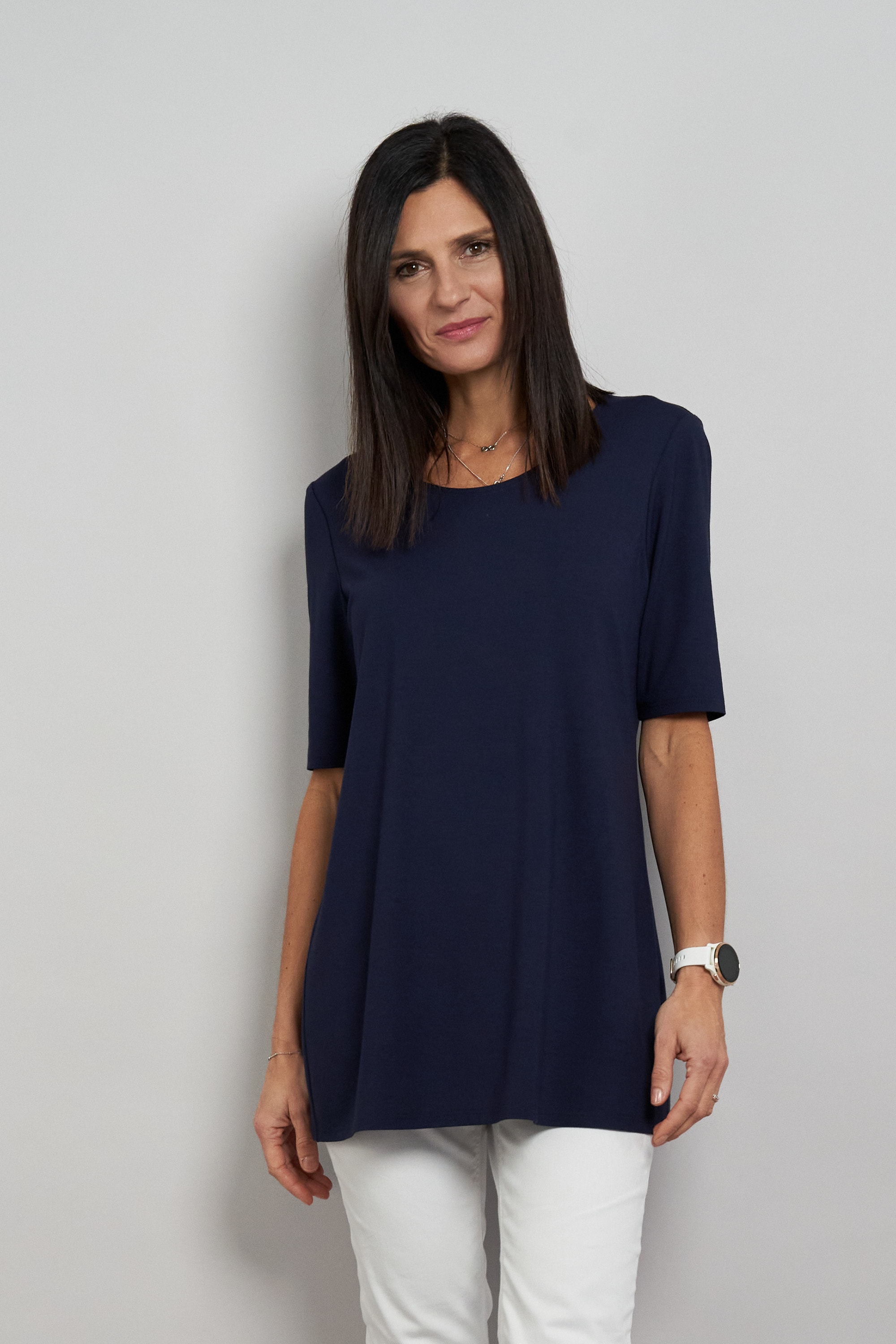 Seidel Moden Longshirt »Otto exclusiv« Halbarm Shirt - mit Viskose- MADE IN GERMANY