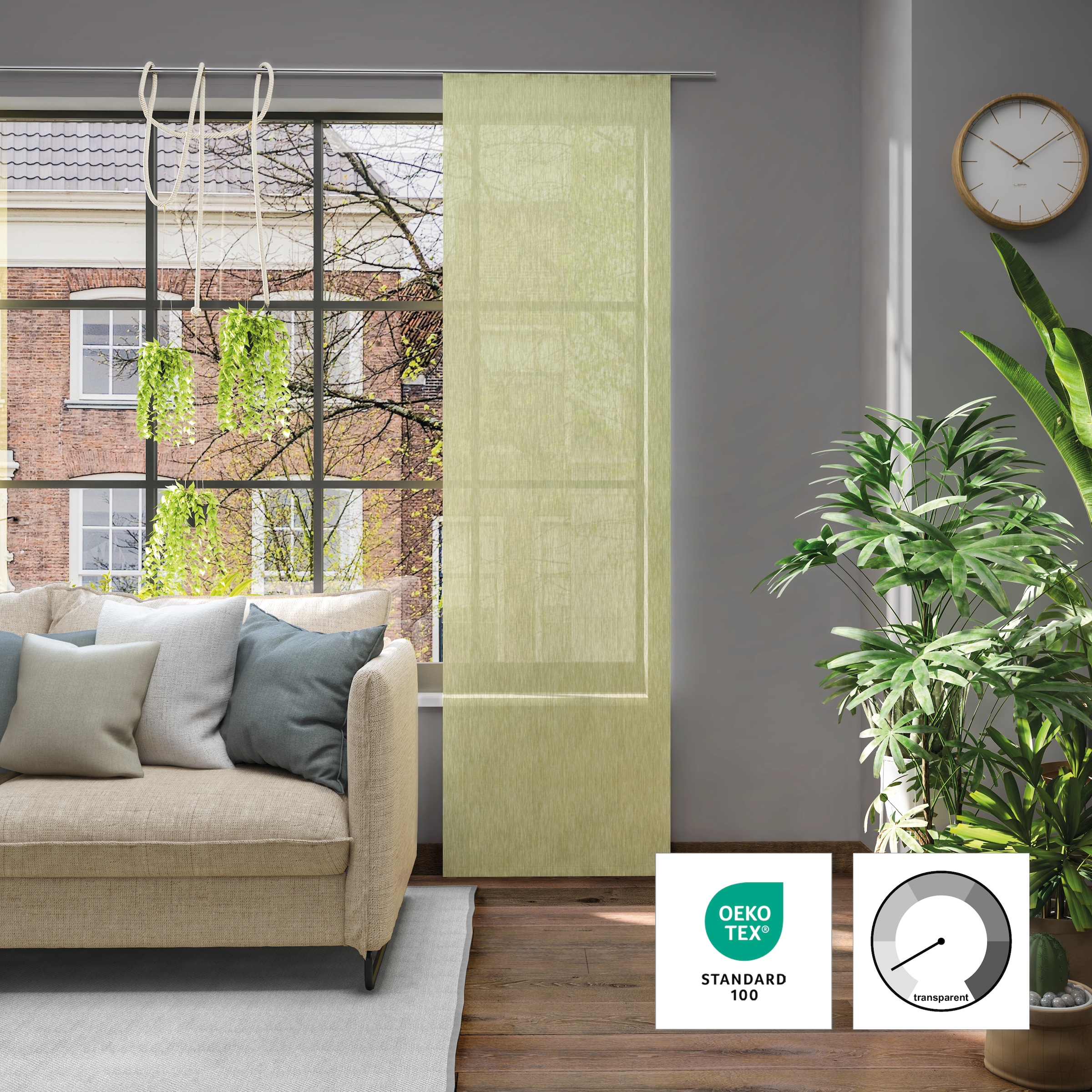 Neutex for you! Schiebegardine »Libre-ECO« Paneelwagen 1 Stk. tlg. 60 x 245 cm (B x H)