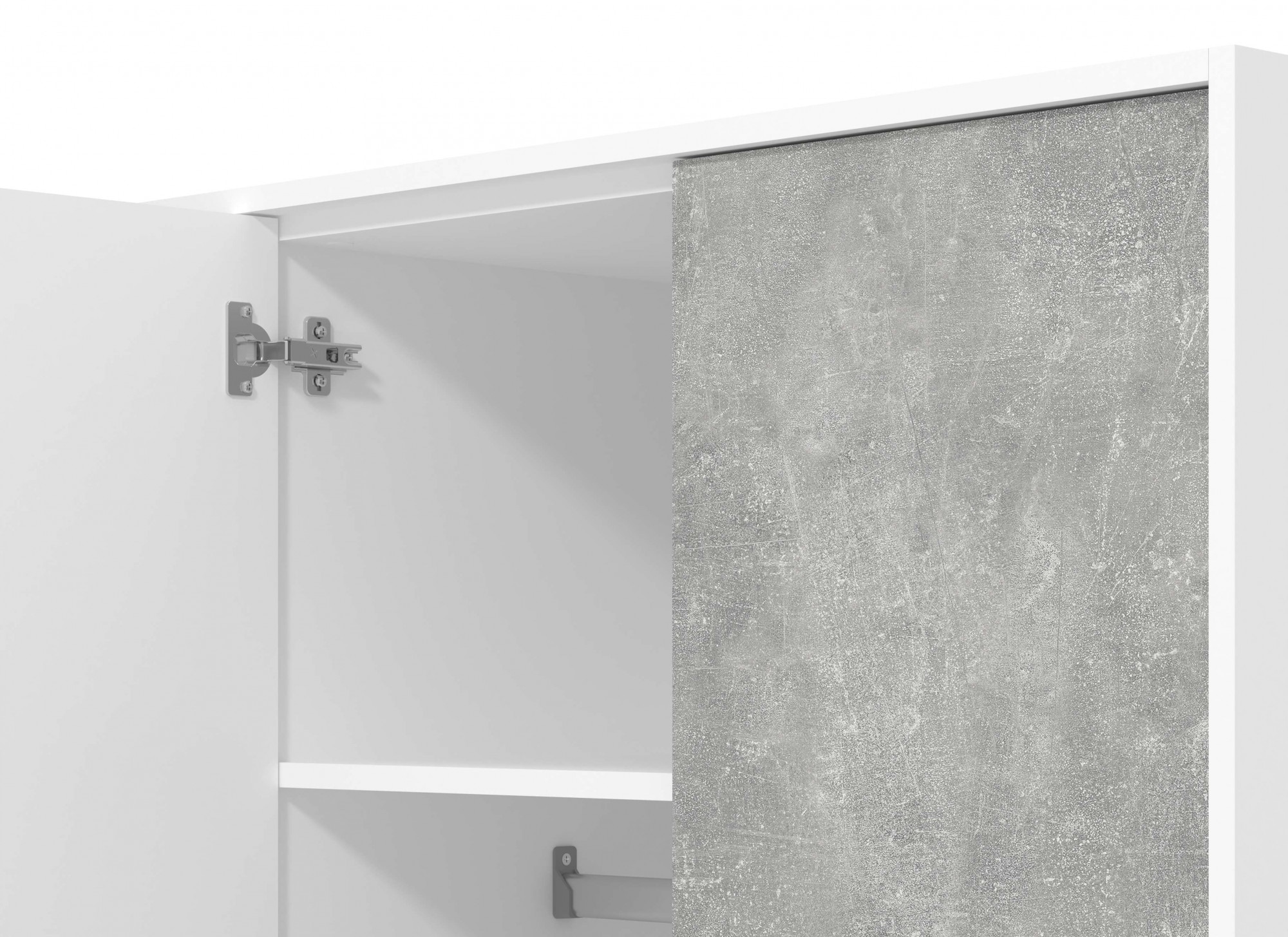 INOSIGN Armoires à vêtements »Varadero, 2 moderne Farbkombinationen mit schwarzen Griffen« mit 1 Spiegeltür, in den Breiten 119 und 157cm, FSC-zertifiziert