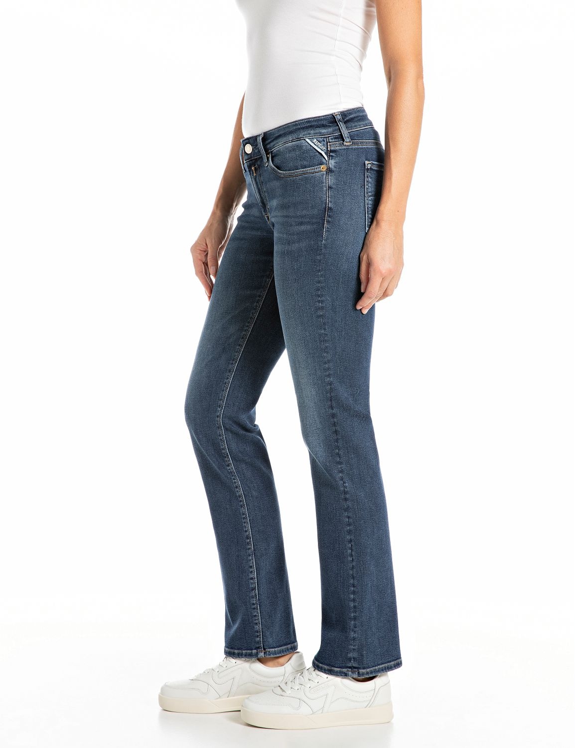 Replay Jeans bootcut »NEW LUZ« mit gesticktem R an der Gesässtasche