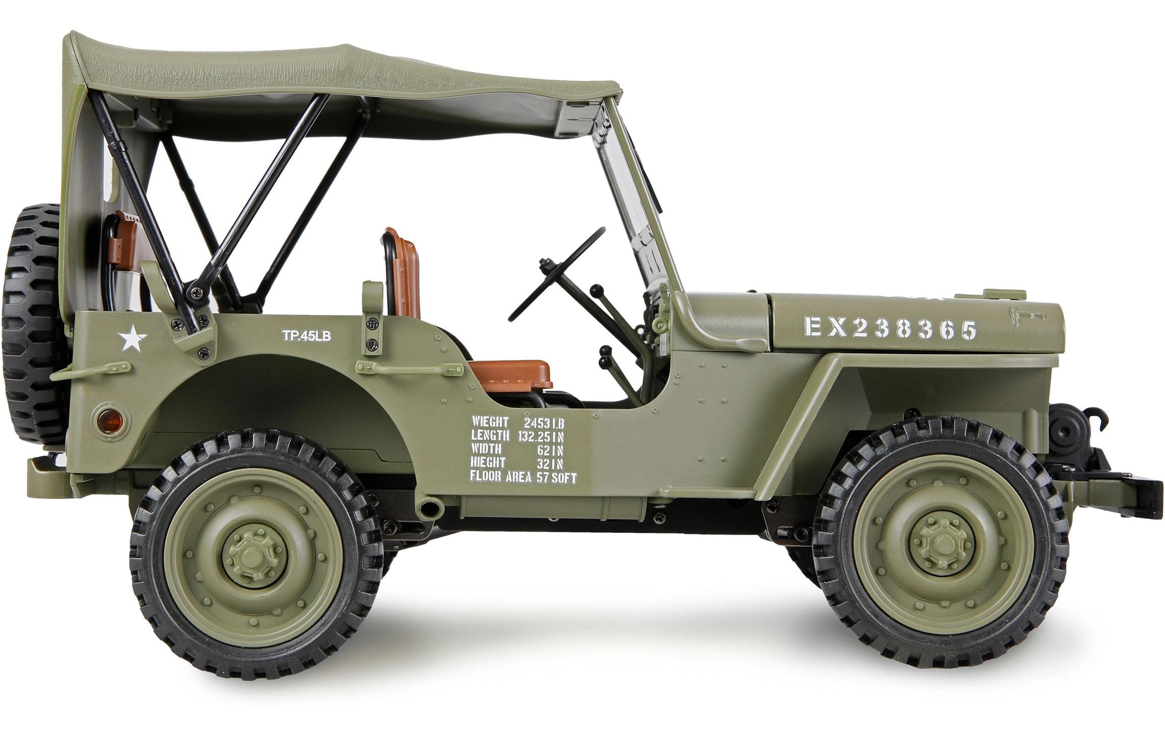 Amewi RC-Auto »Scale Crawler Jeep Willys MB 1:14« Antrieb 4x4
