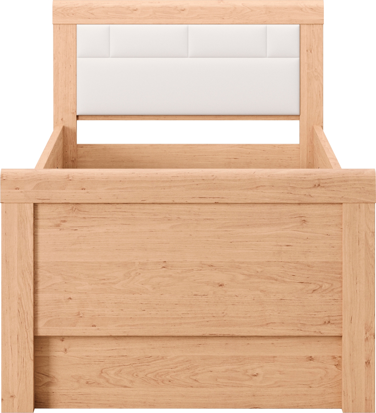 priess Einzelbett »Arnsberg Komfortbett mit flexibel höhenverstellbarer Liegefläche« gepolstertes Kopfteil, Made in Germany mit Blauem Engel und Goldenem M
