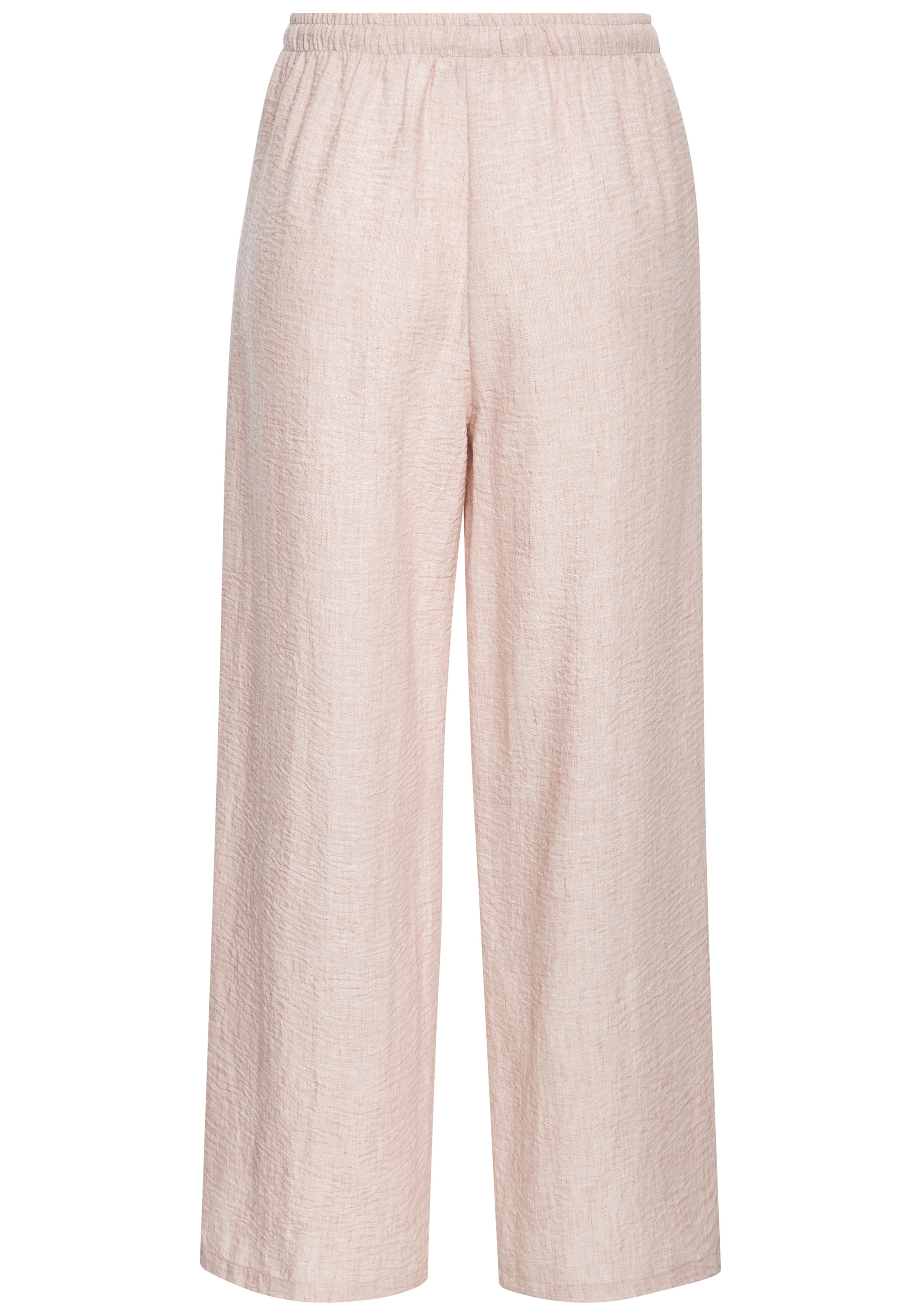 Buffalo Pantalon à enfiler »aus bequemer Webware und weitem Bein«  mit Gummibund, Casual-chic, Sommerhose, Strandhose