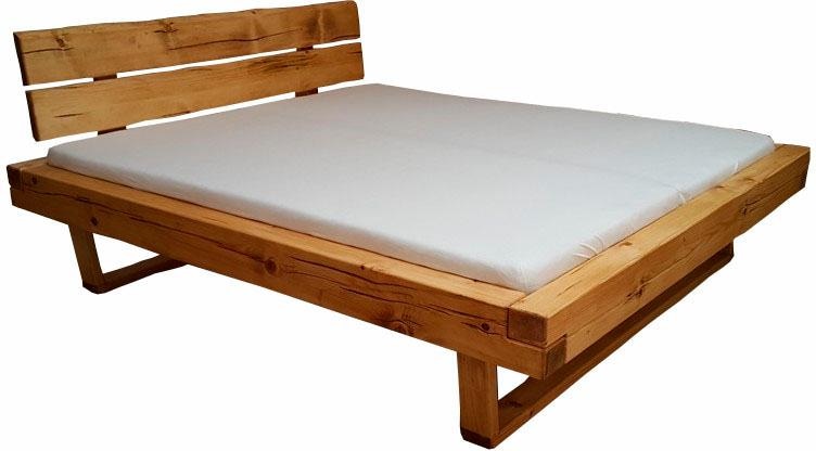 Home affaire Schlafzimmer-Set »Ultima, 3-tlg., Bettgestell & 2 Nachttische aus massivem Fichtenholz« Liegefläche 180x200cm, Belastbarkeit je Seite bis zu 200kg, 