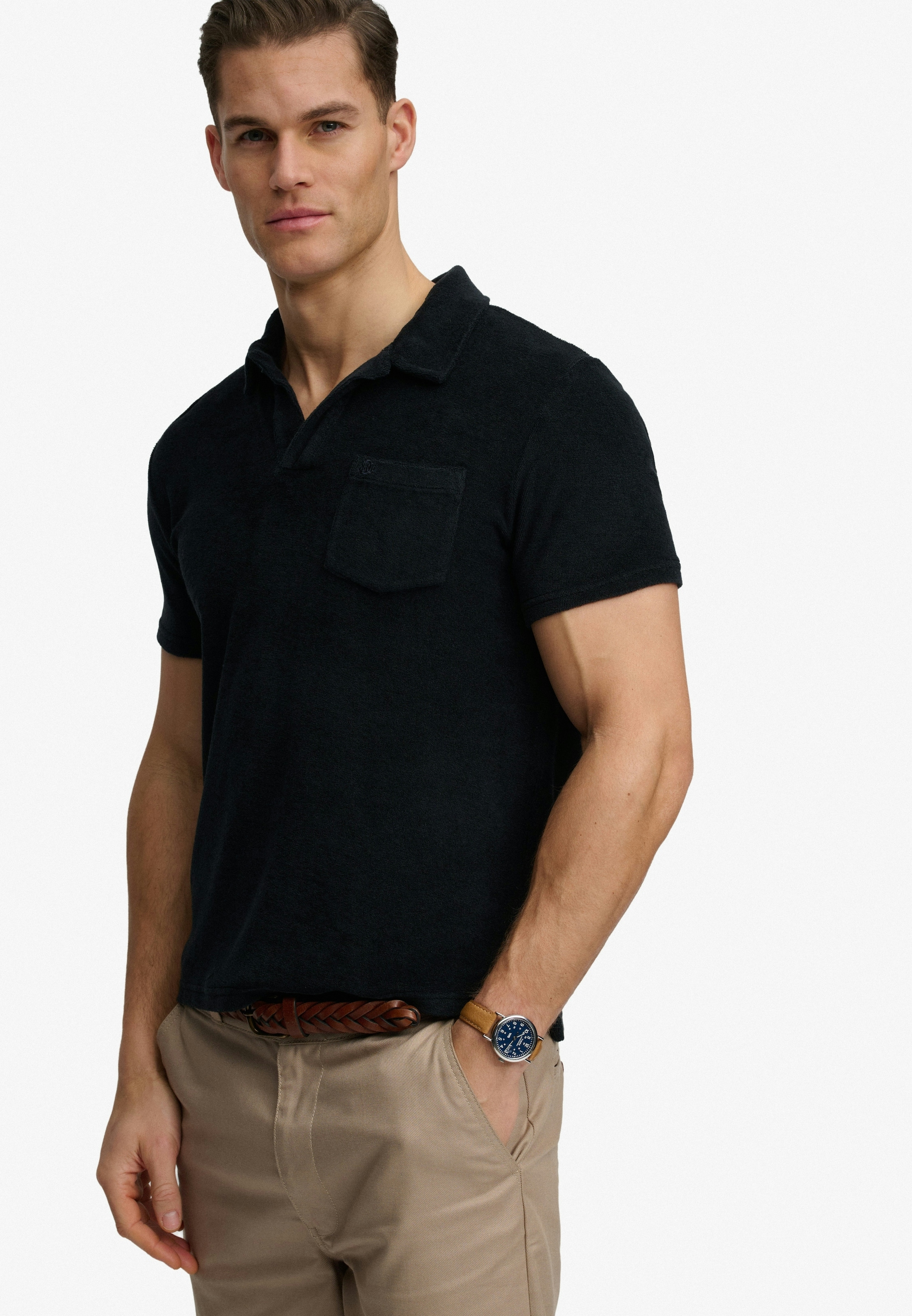 Superdry Poloshirt »TOWELLING POLO« Baumwolle, relaxed fit