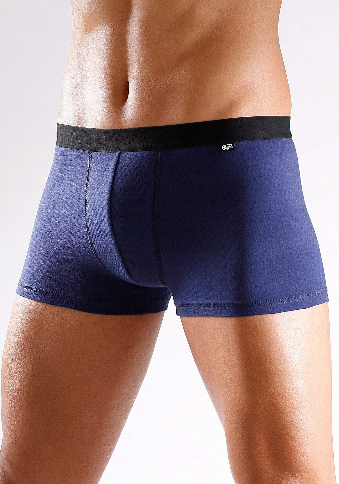 Buffalo Boxer »Boxershorts für Herren« Packung, 4 cuis mit schwarzem Webbund