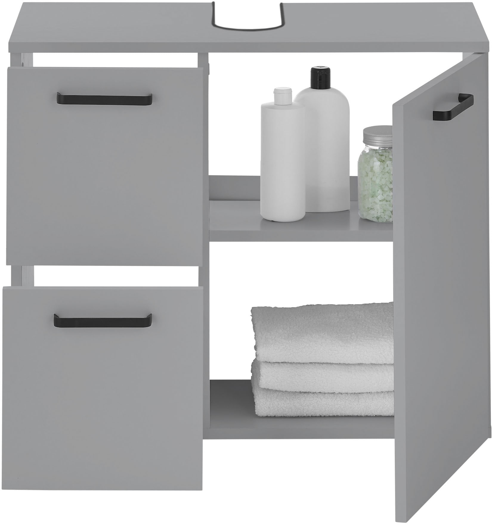 BASIC by Balculina Waschbeckenunterschrank »Vanice, Badezimmerschrank B/H/T 70x60x35cm« 1 Stk. tlg. Breite 70cm, Softclose, FSC-Mix 70%,Made in Europa