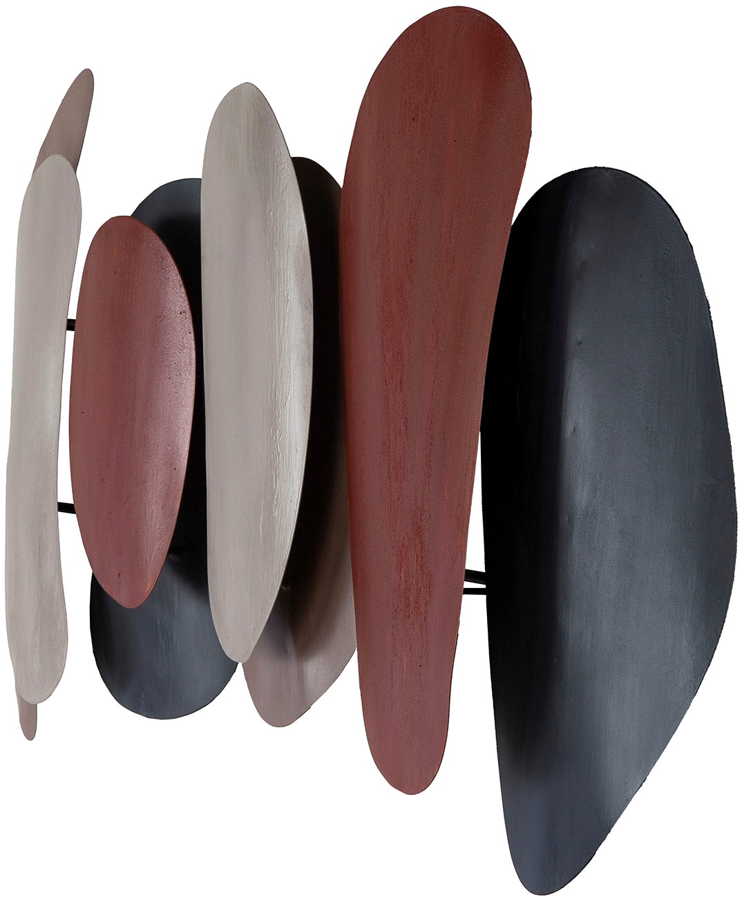 Casablanca by Gilde Wanddekoobjekt »Wandrelief Bueno anthrazitfarben; braun; creme H. 44 cm«