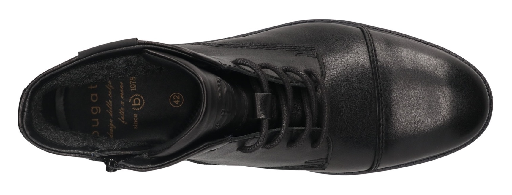 bugatti Bottines à lacets  Stiefel, Schnürstiefelette, Business-Boots mit Reissverschluss