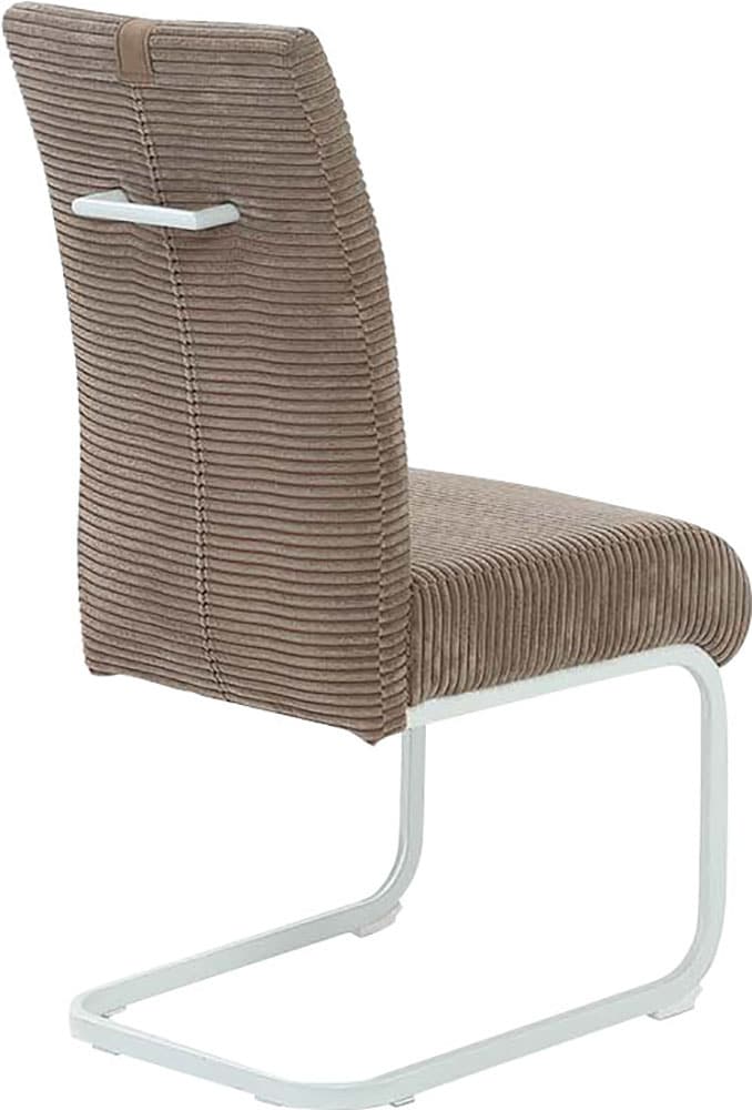 Jockenhöfer Gruppe Chaise cantilever »Kenny« (Ensemble) 2 cuisavec ressorts ensachés, tissu d’ameublement en velours côtelé