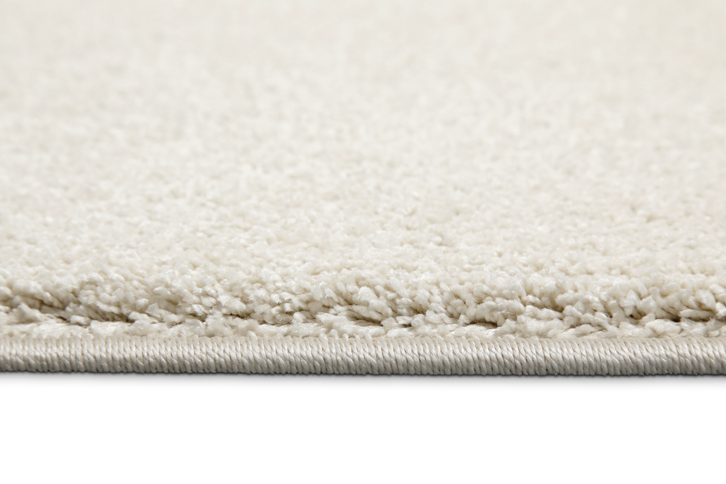 Wecon home Tapis »Wogh« Carré 25 mm Höhe Kurzflor, maschinell gewebt, robust, Wohn- & Schlafzimmer, einfarbig