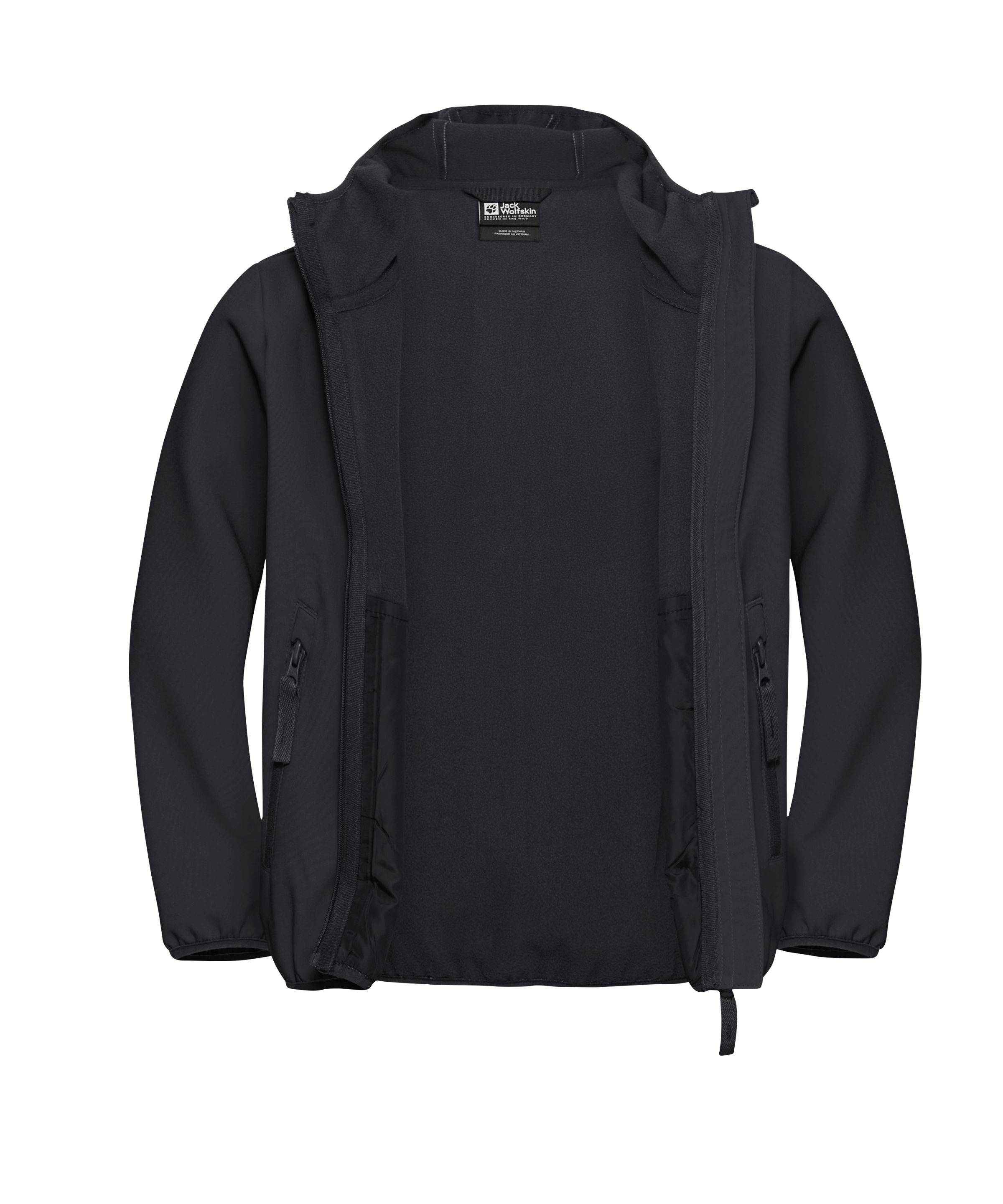 Jack Wolfskin Veste softshell »FOURWINDS JACKET KIDS« mit Kapuze