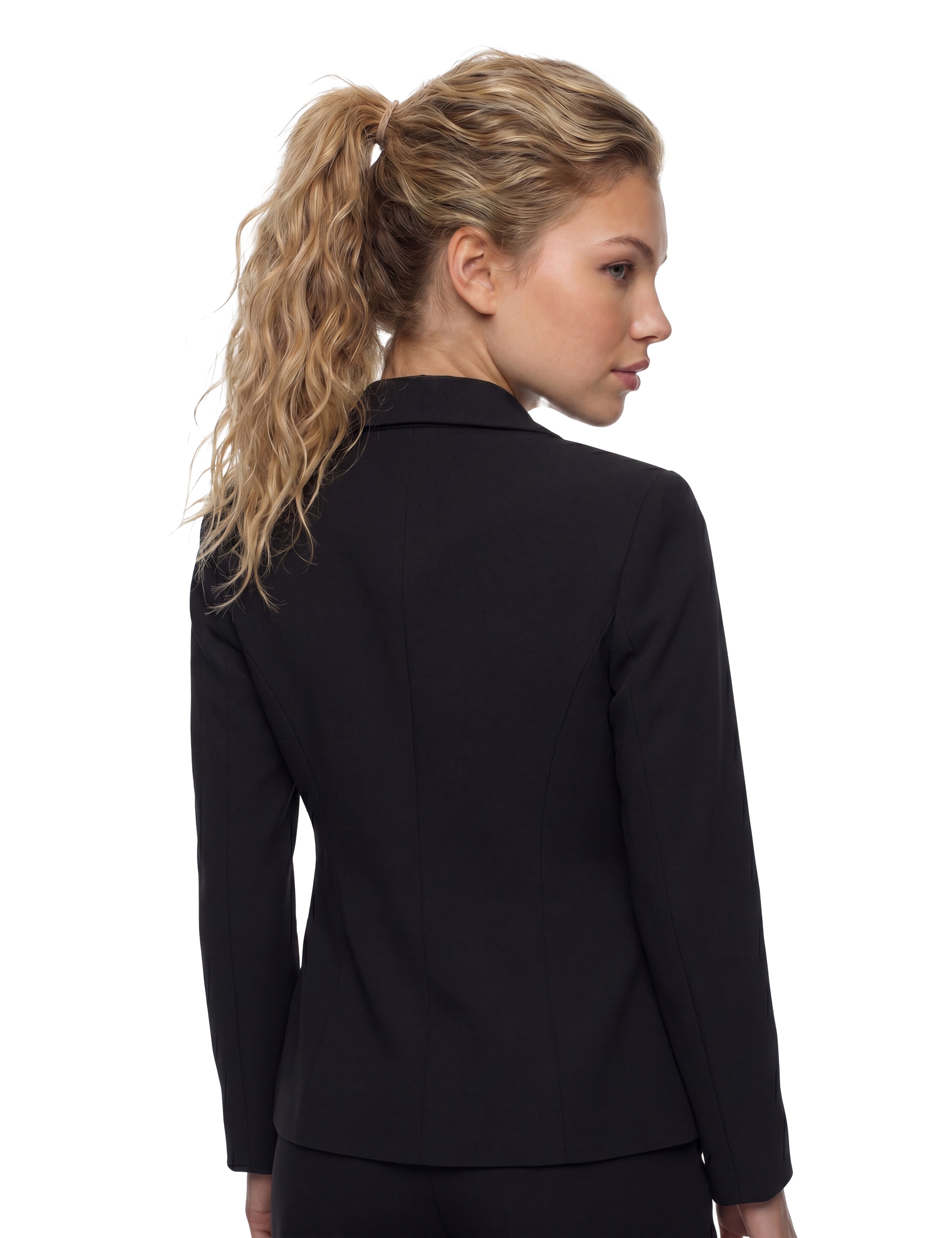 Guess Blazer court »WANDA SINGLE BREAST CHAIN« avec poches décorées, mélange de viscose