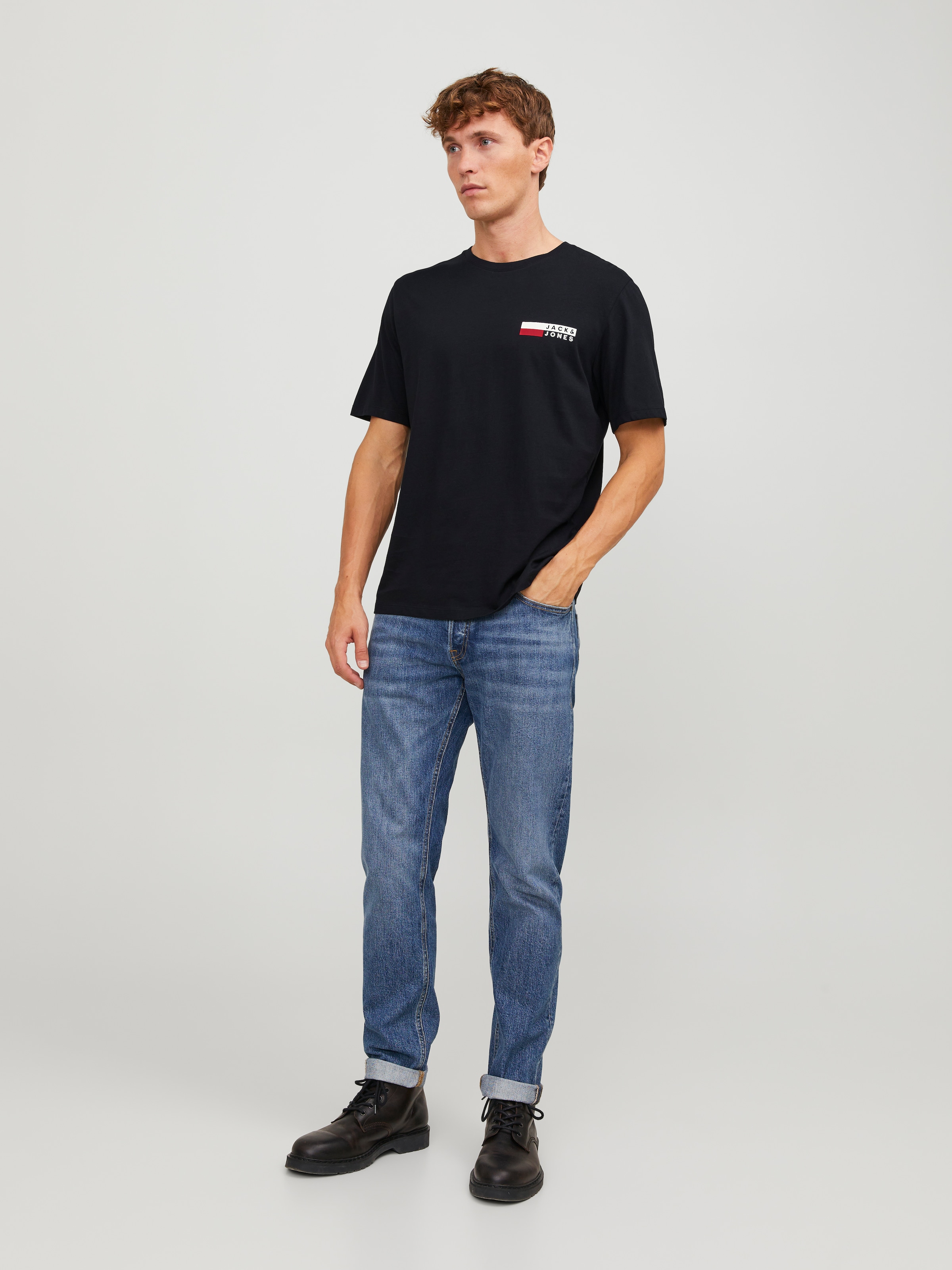 Jack & Jones Rundhalsshirt »JJECORP LOGO TEE PLAY SS O-NECK NOOS«